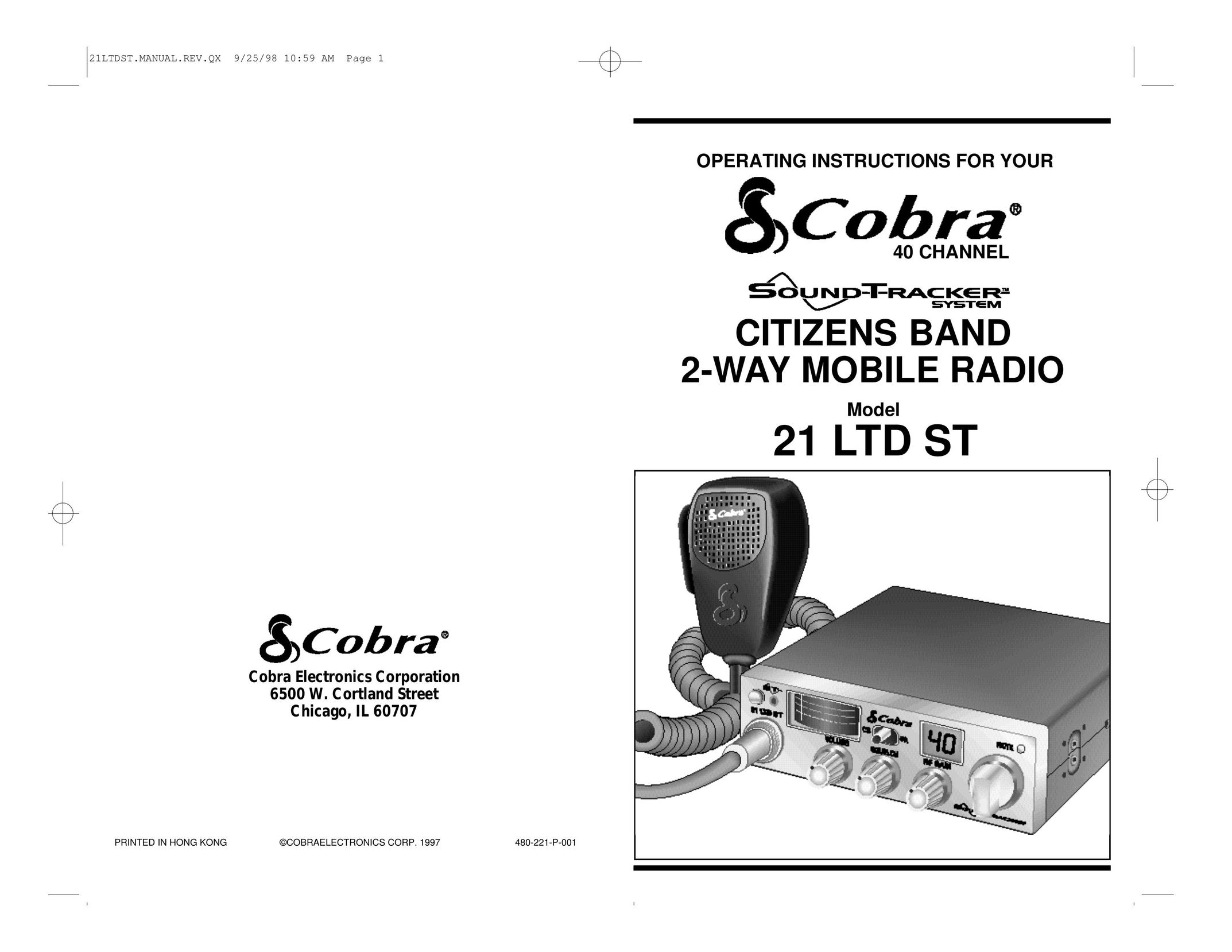 Cobra Electronics 21 LTD Two-Way Radio User Manual