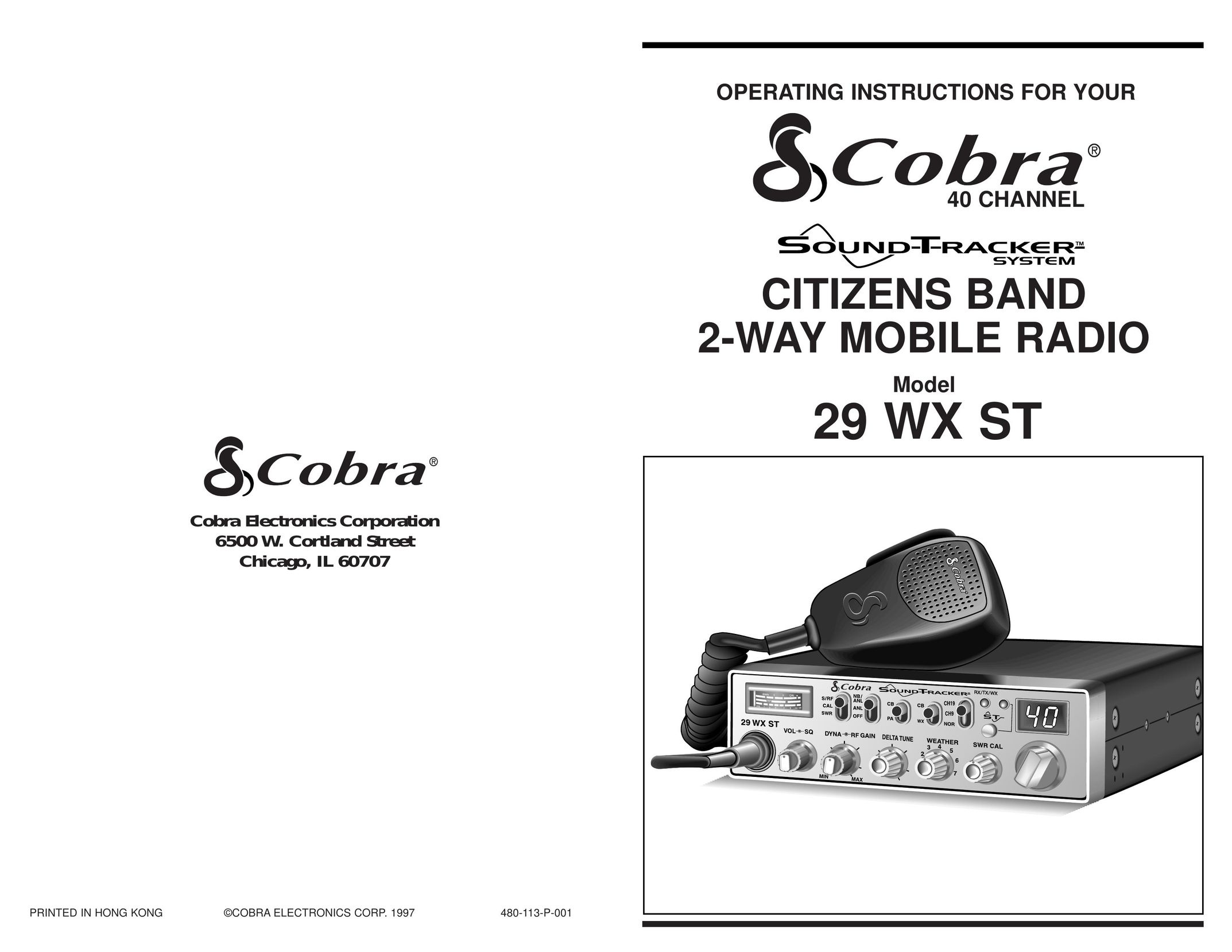 Cobra Electronics 29 WX ST Two-Way Radio User Manual