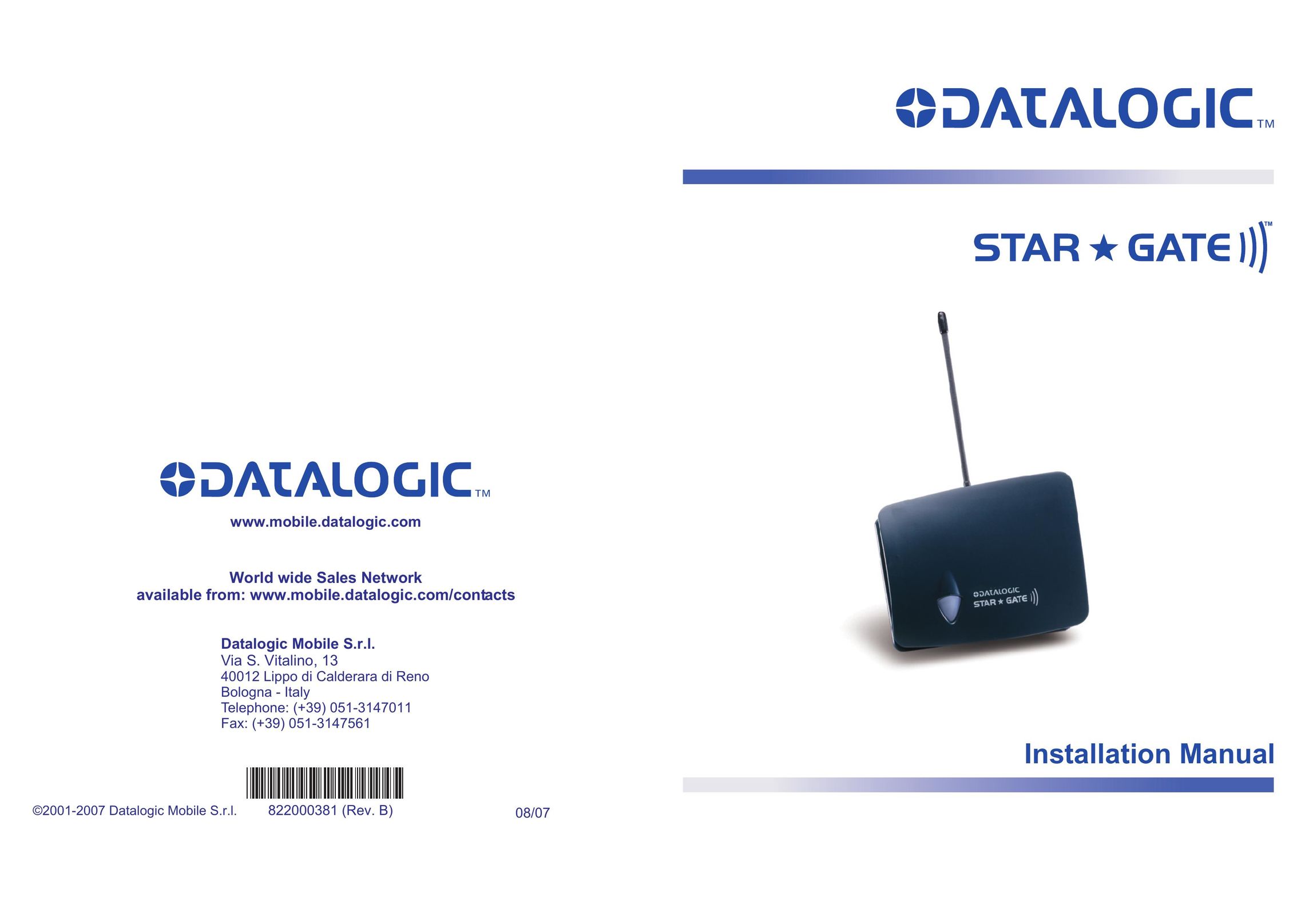 Datalogic Scanning STARGATE Two-Way Radio User Manual