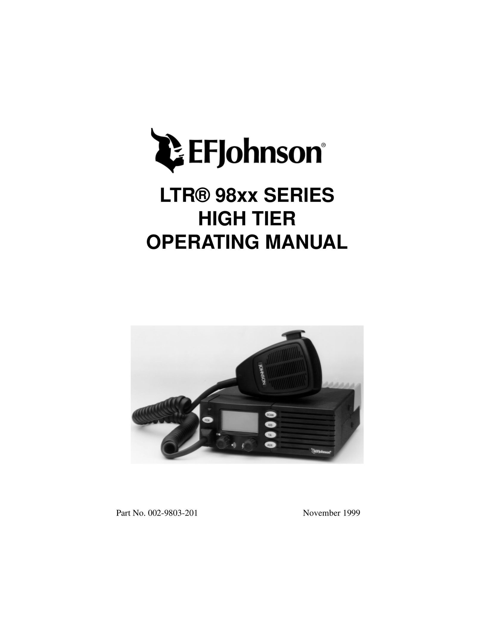 EFJohnson High Tier Two-Way Radio User Manual