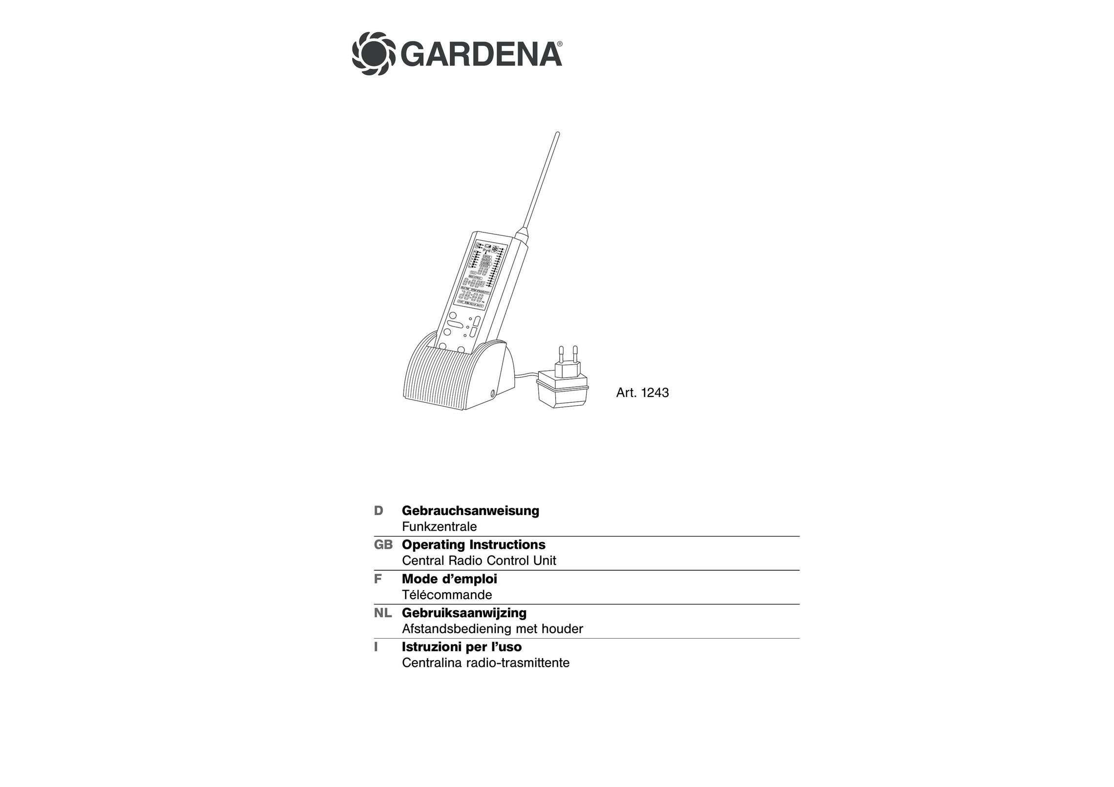 Gardena 1243 Two-Way Radio User Manual