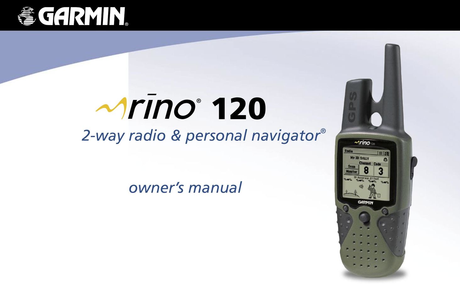 Garmin Rino 120 Two-Way Radio User Manual