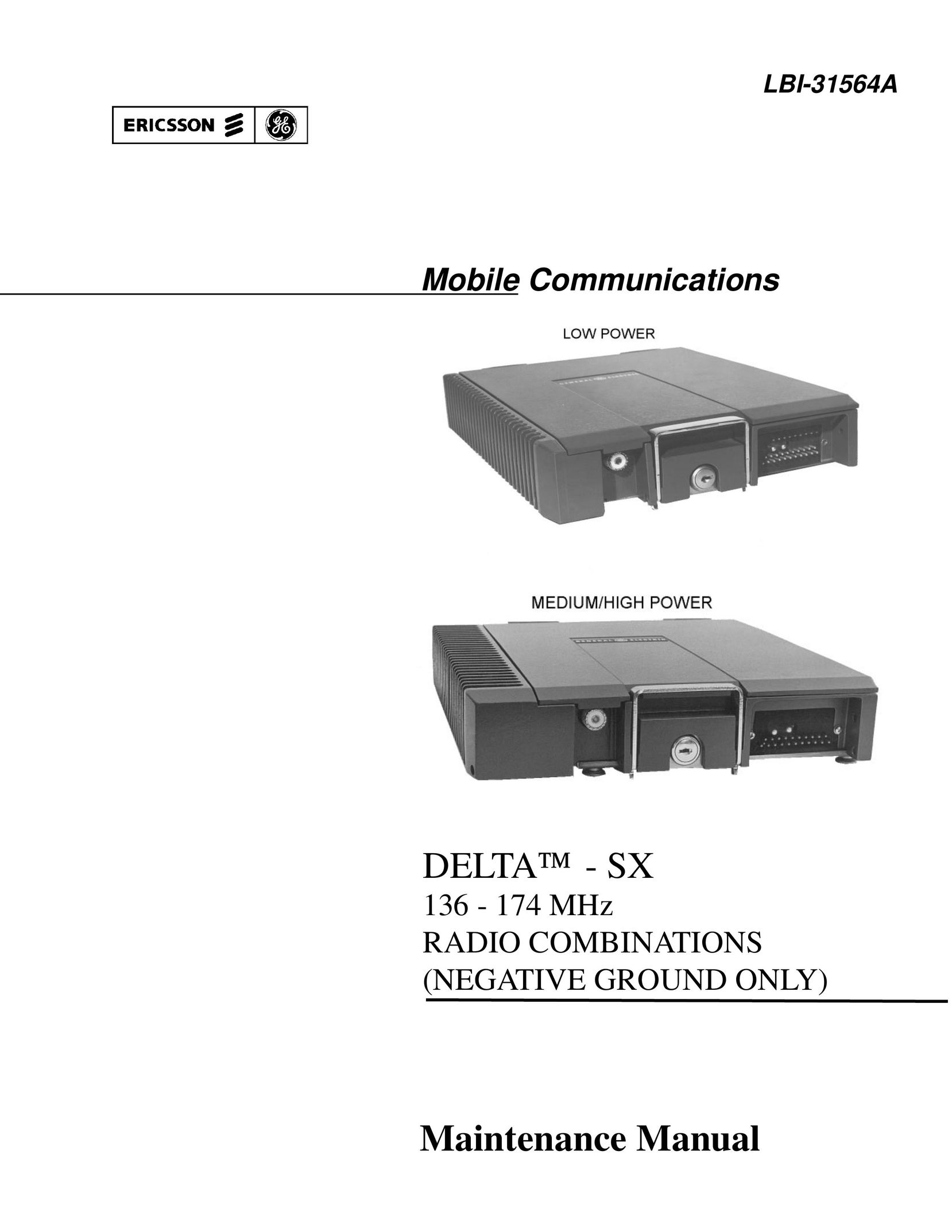 GE LBI-31564A Two-Way Radio User Manual