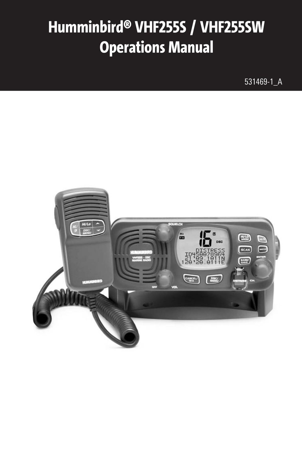 Humminbird VHF255S Two-Way Radio User Manual