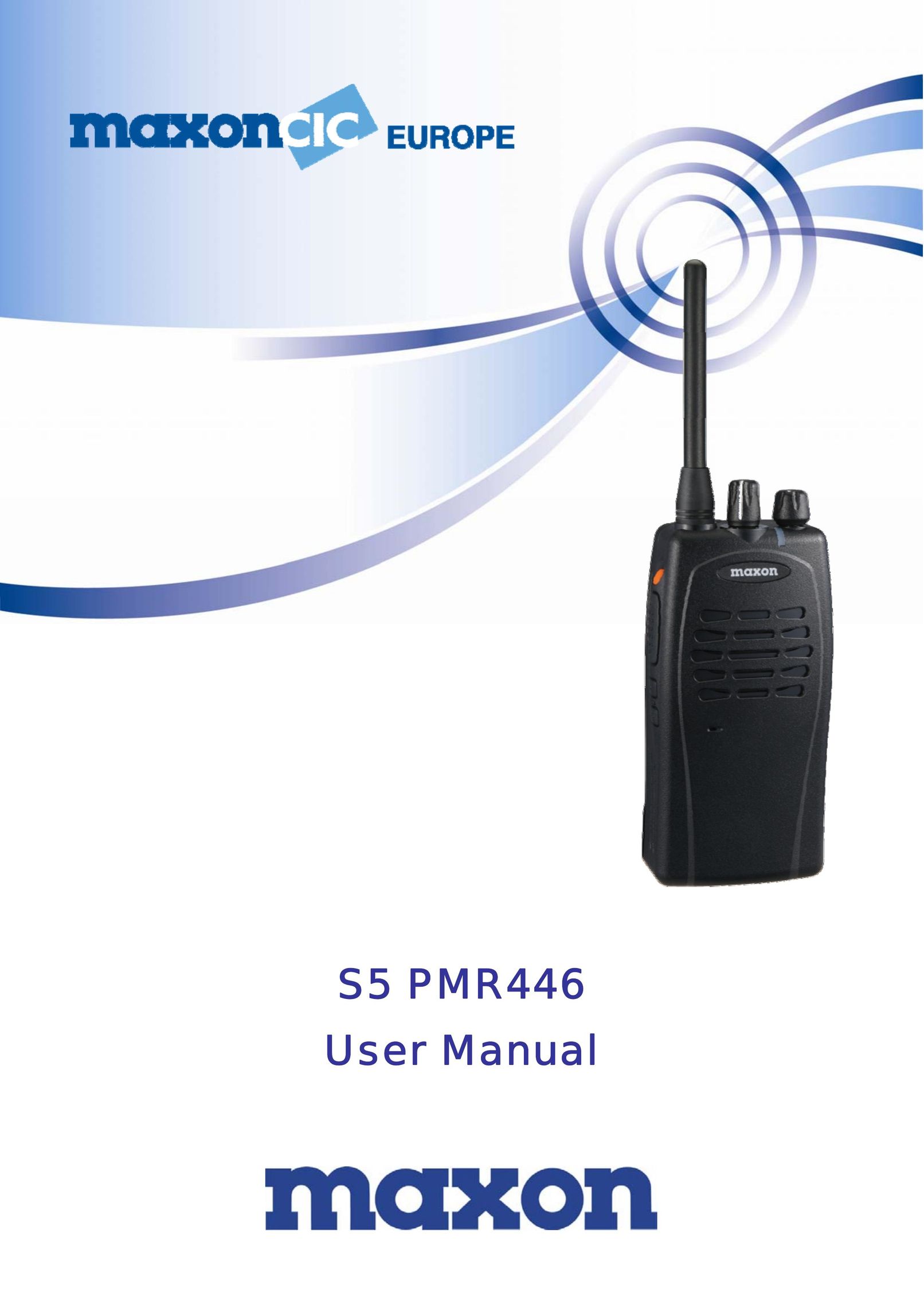 Maxon Telecom S5 PMR446 Two-Way Radio User Manual