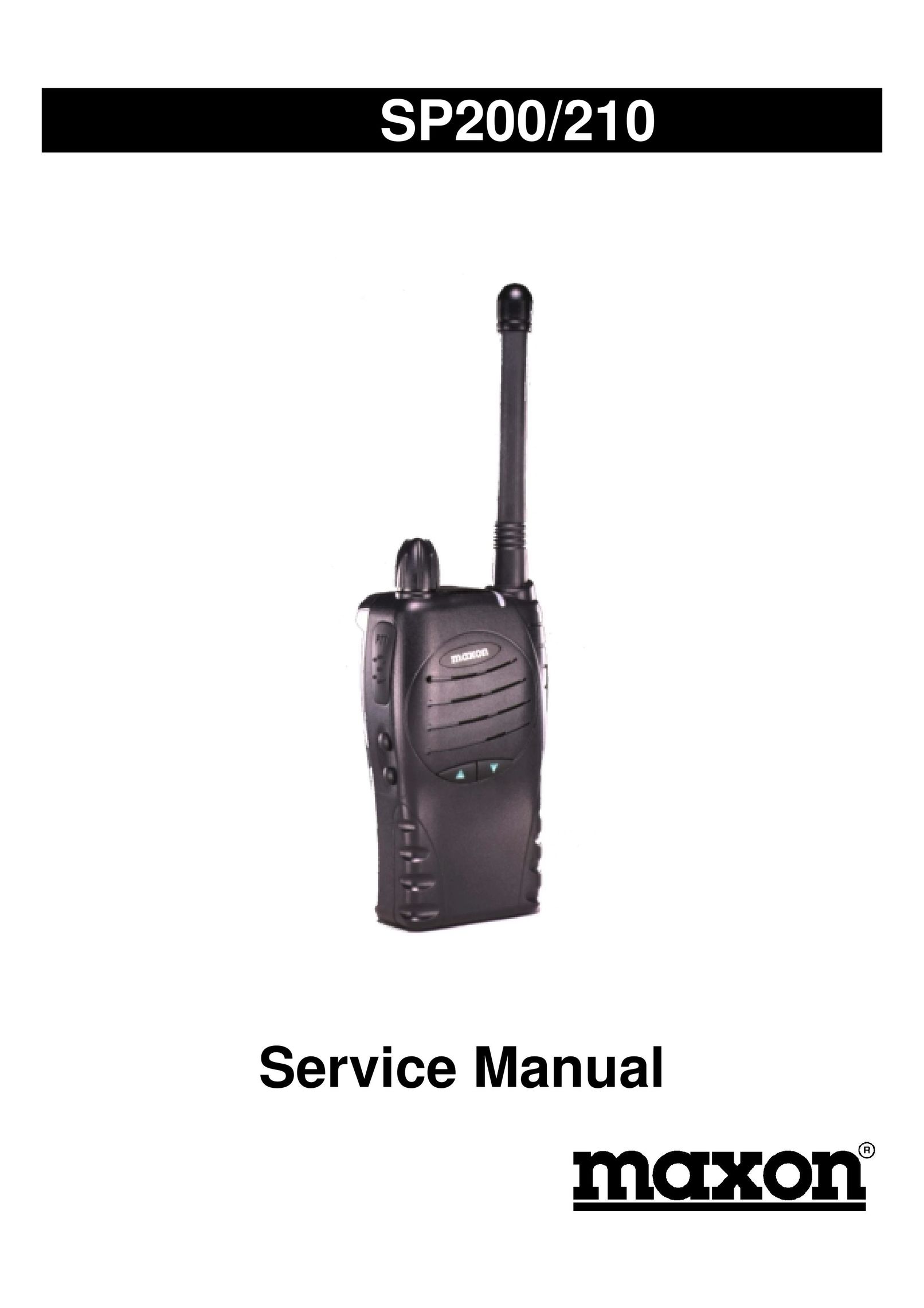 Maxon Telecom SP210 Two-Way Radio User Manual