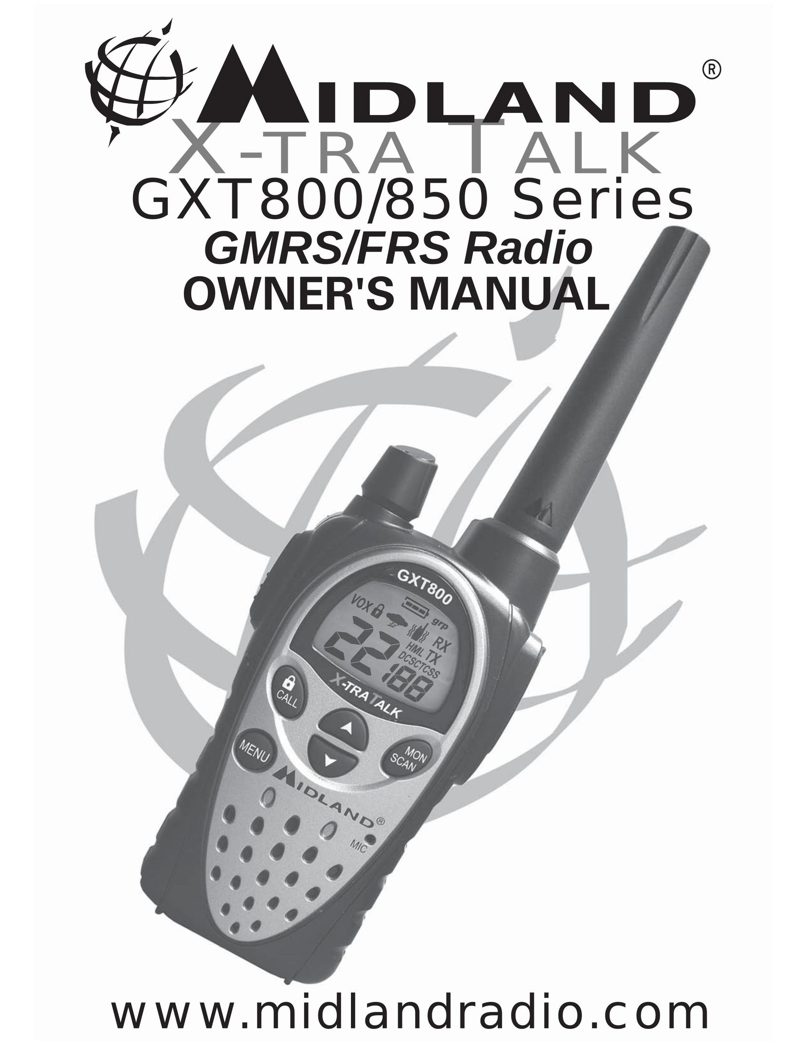 Midland Radio GXT 850 Two-Way Radio User Manual