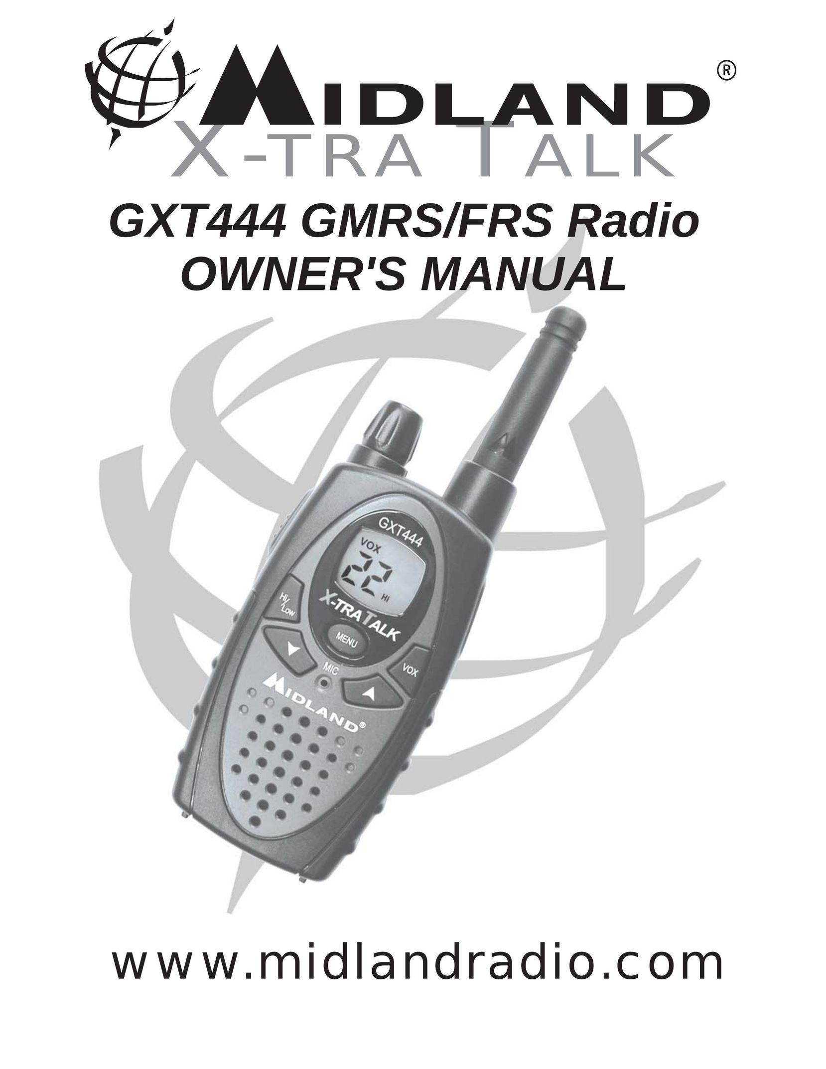 Midland Radio GXT444 Two-Way Radio User Manual