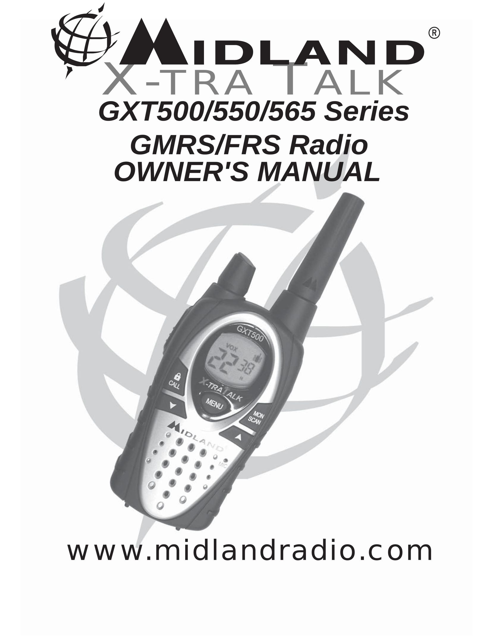Midland Radio GXT500 ,GXT550, GXT565 Two-Way Radio User Manual