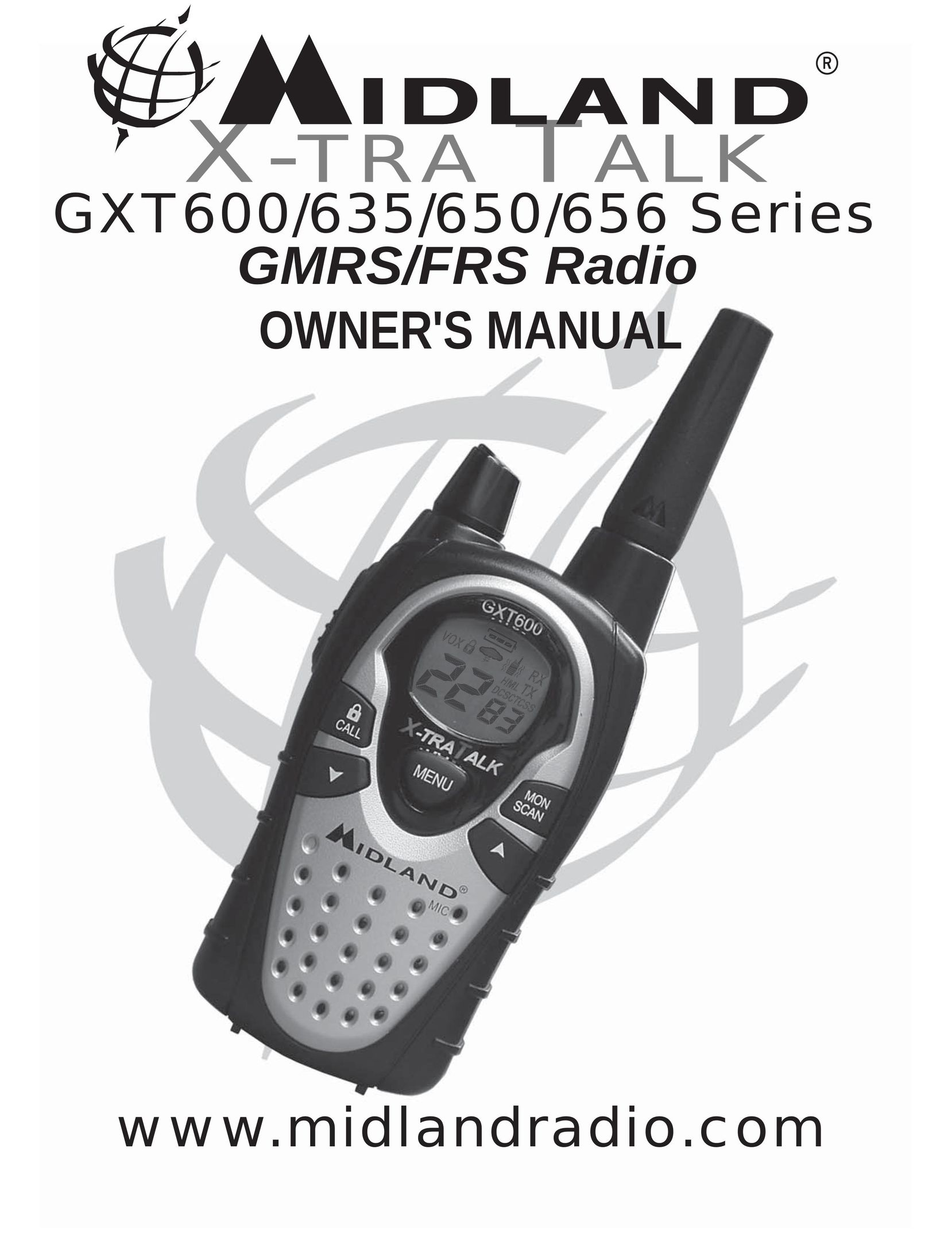 Midland Radio GXT650 Two-Way Radio User Manual
