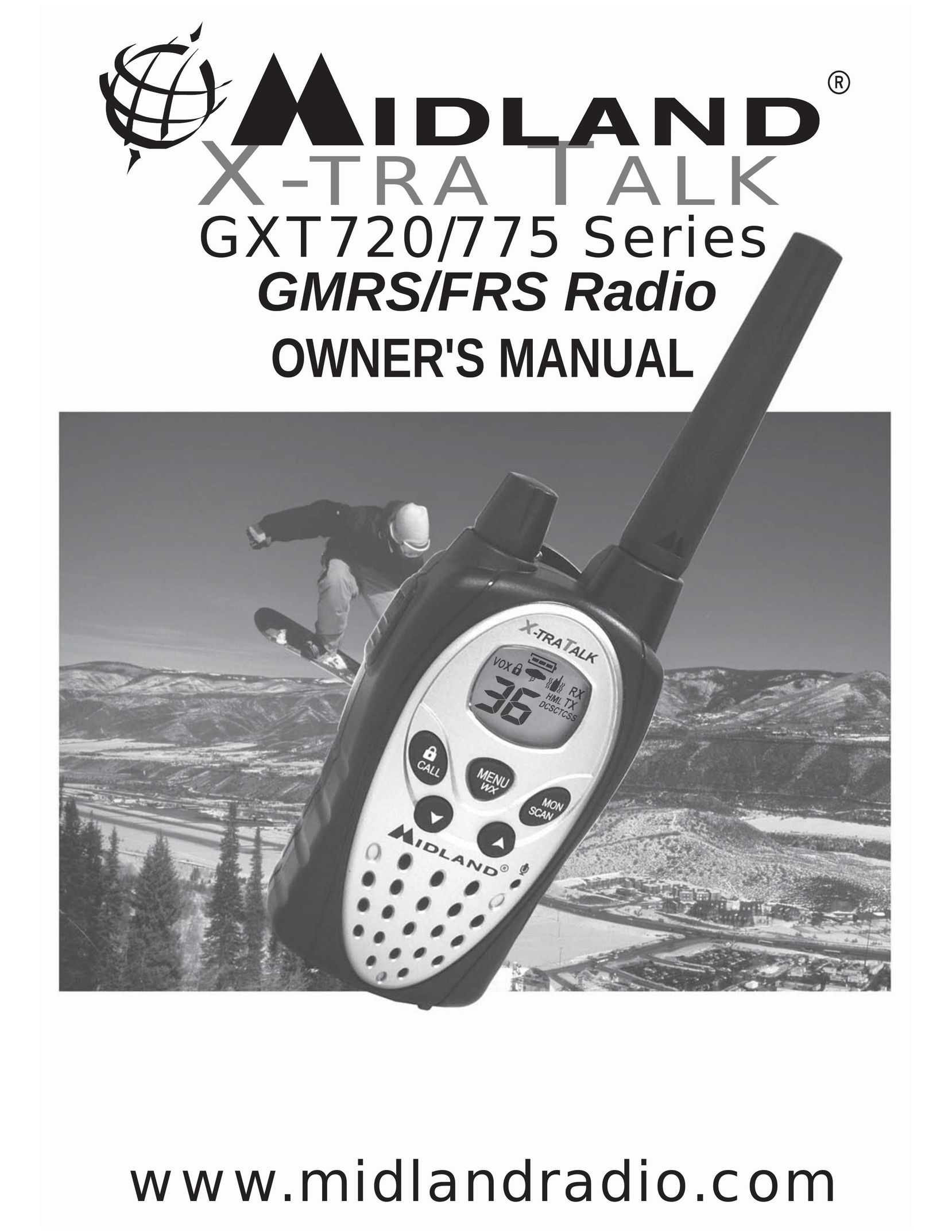 Midland Radio GXT720 Series Two-Way Radio User Manual