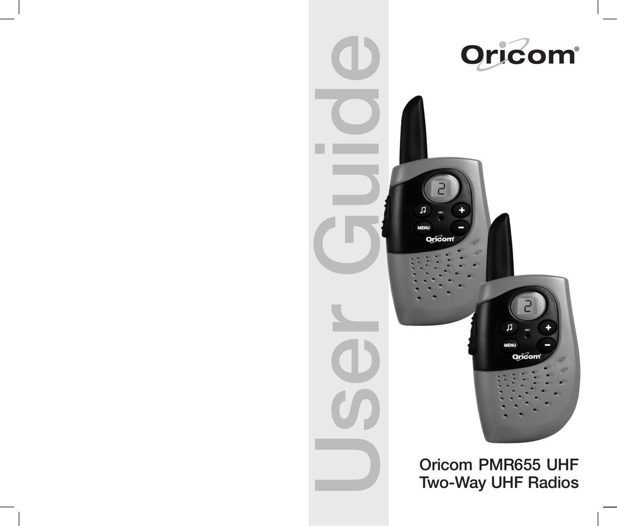 Oricom PMR655 Two-Way Radio User Manual