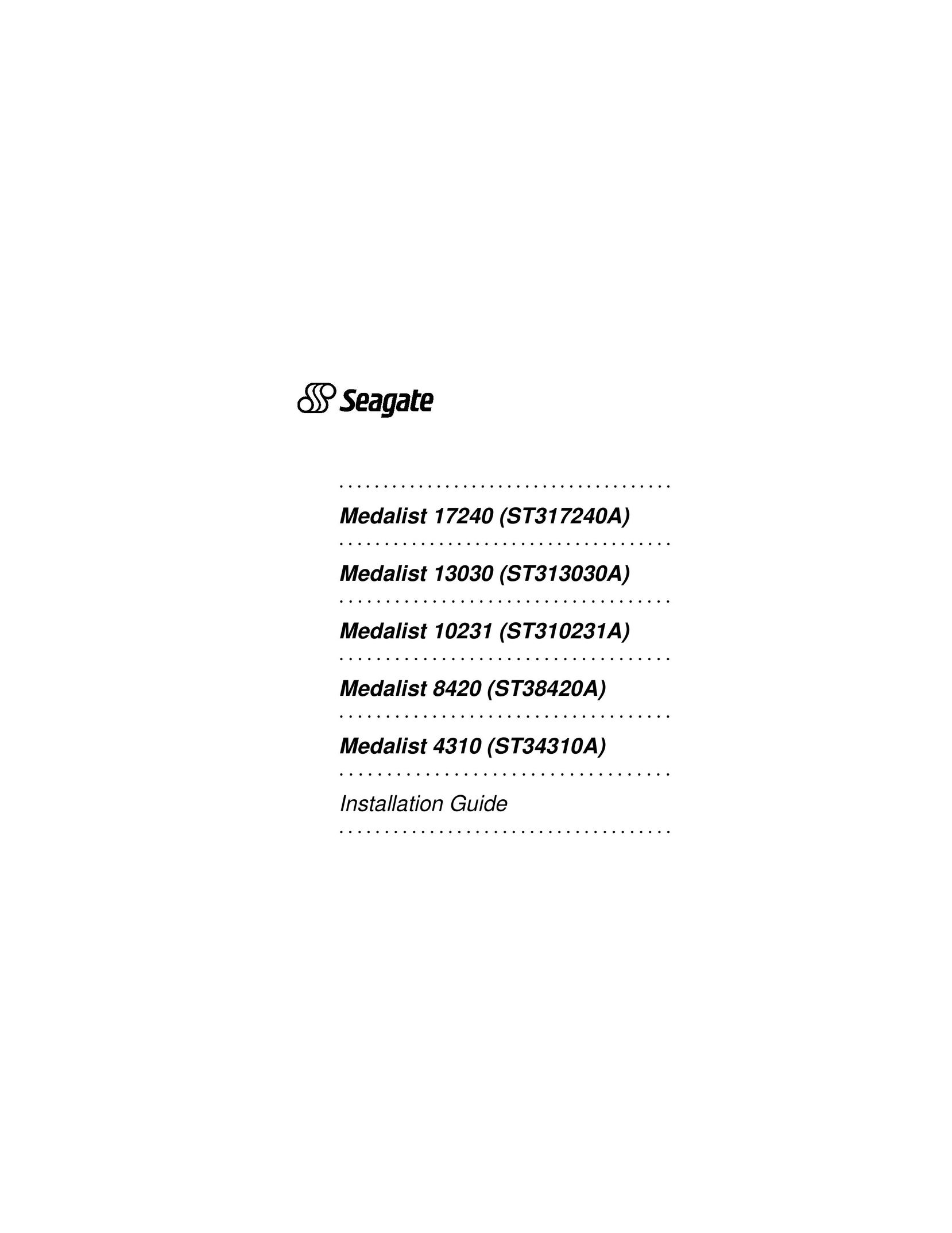Seagate ST34310A Two-Way Radio User Manual