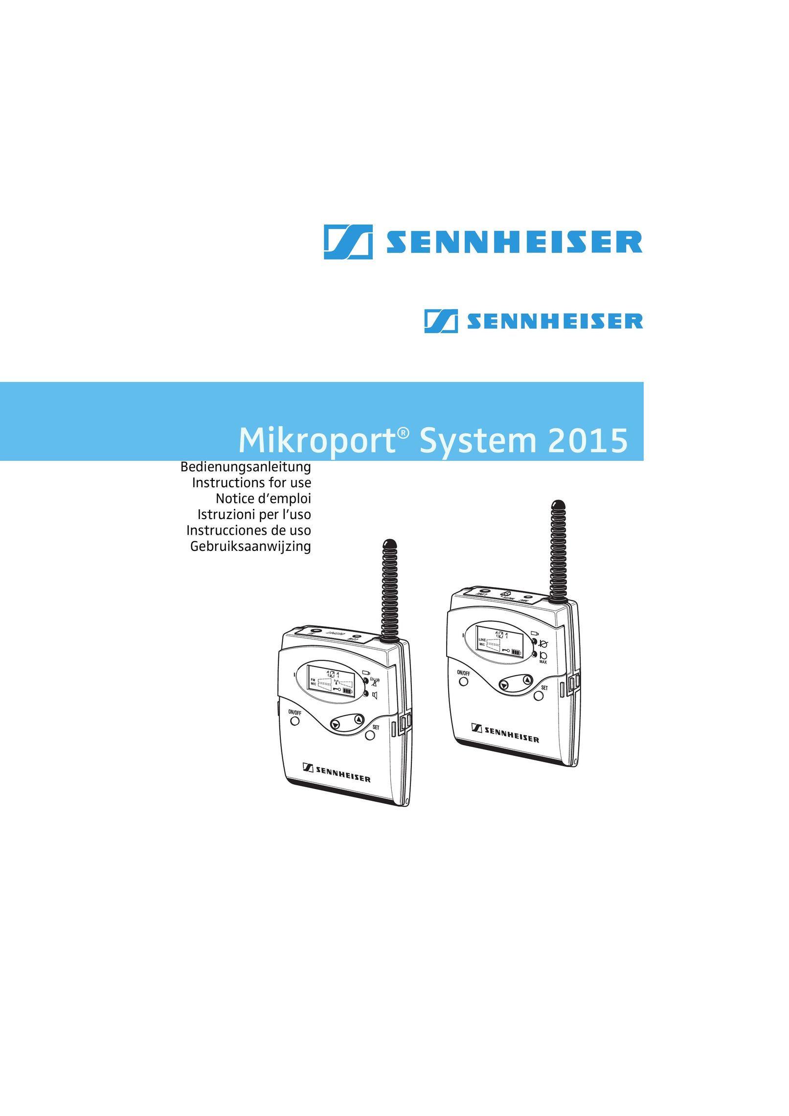 Sennheiser 2015 Two-Way Radio User Manual