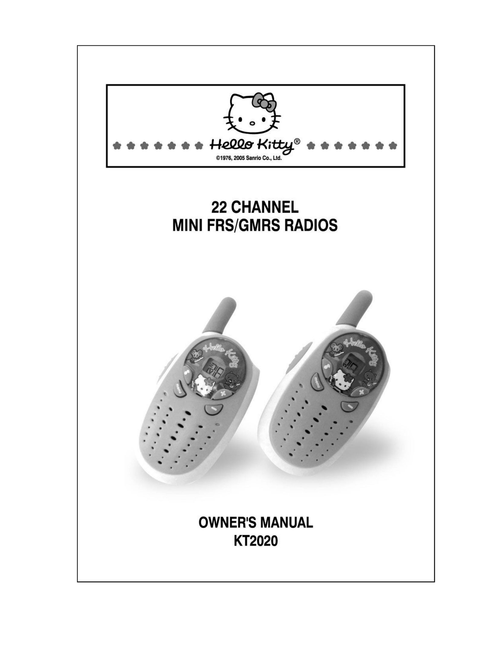 Spectra KT2020 Two-Way Radio User Manual
