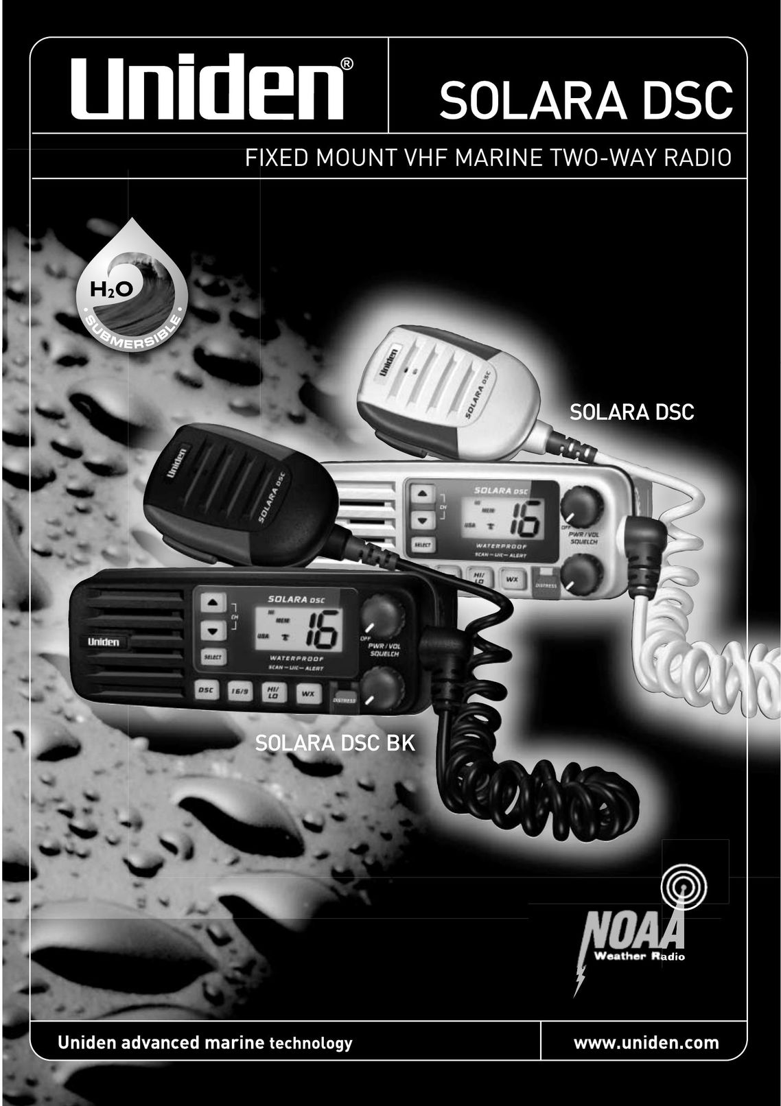 Uniden DSC BK Two-Way Radio User Manual