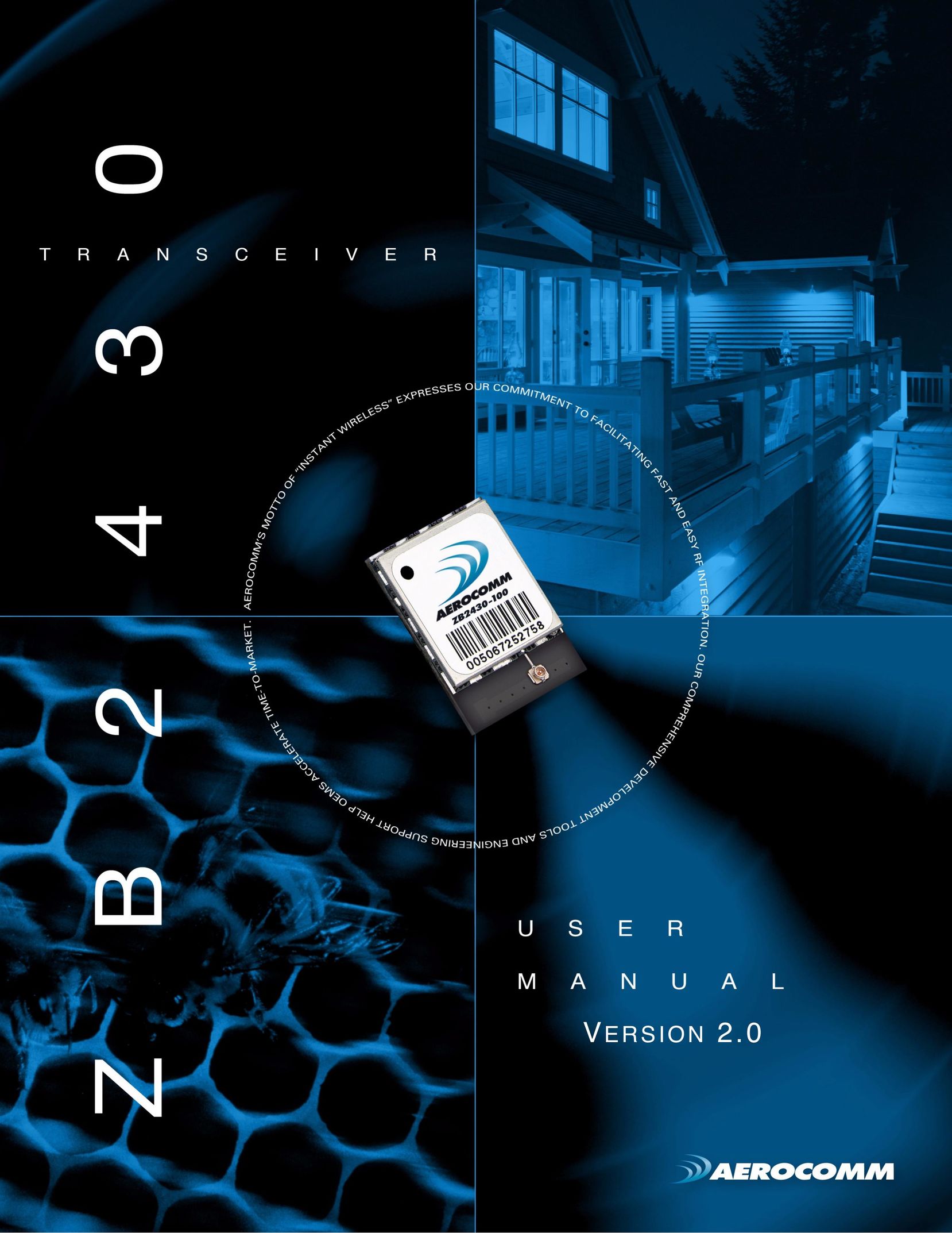 AeroComm ZB2430 Wireless Office Headset User Manual