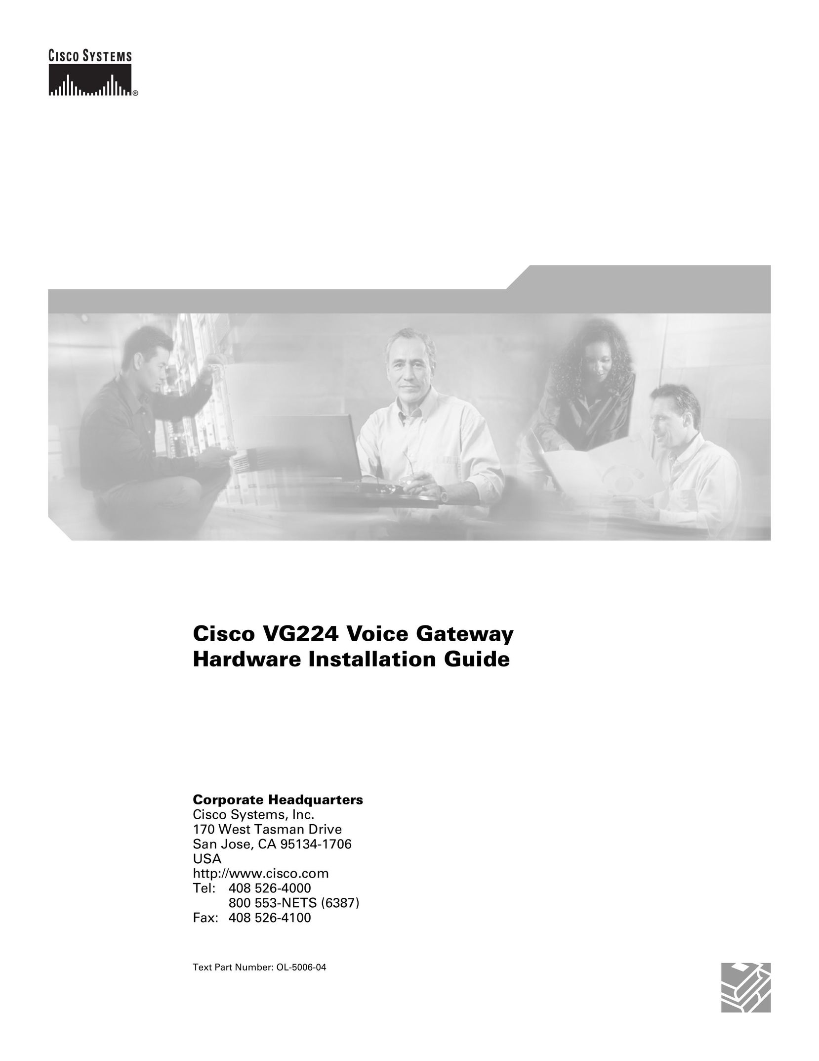 Cisco Systems VG224 Wireless Office Headset User Manual