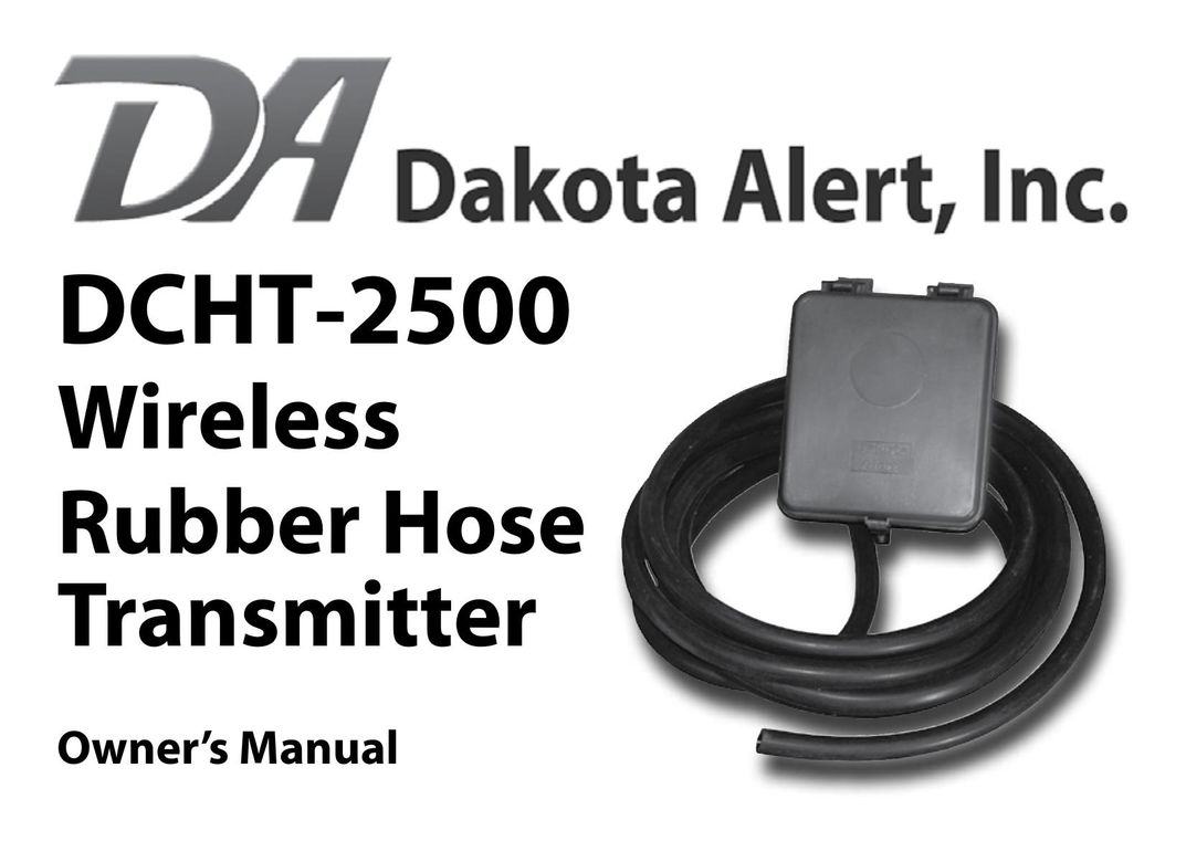 Dakota Alert Dakota Alert,Inc. Wireless Rubber Hose Transmitter Wireless Office Headset User Manual