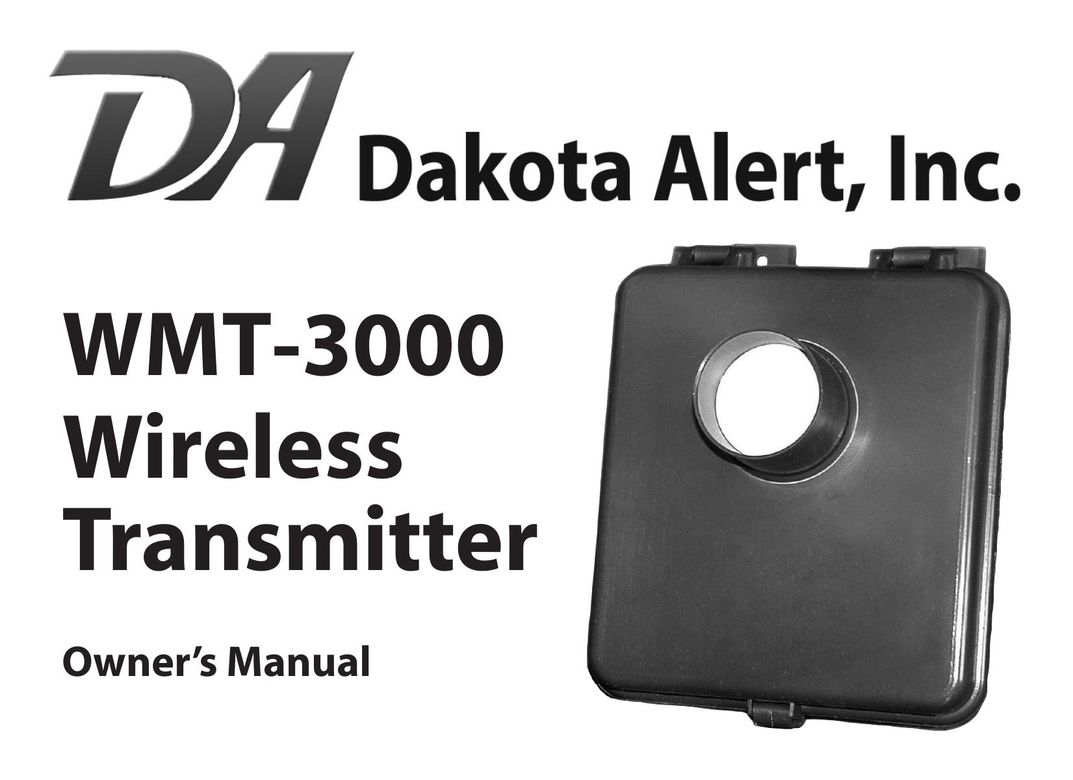 Dakota Alert WMT-3000 Wireless Office Headset User Manual
