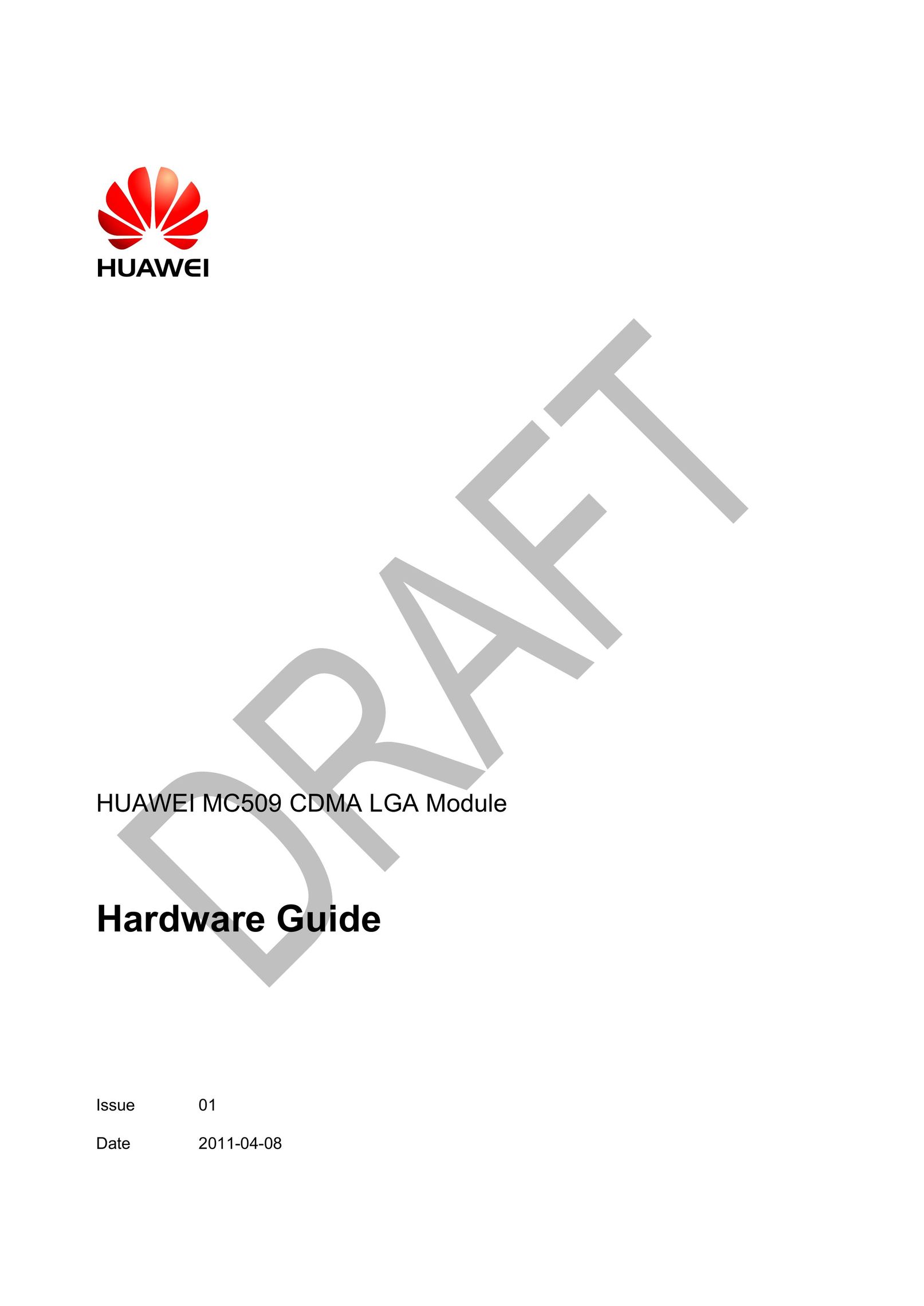 Huawei MC509 CDMA LGA Wireless Office Headset User Manual