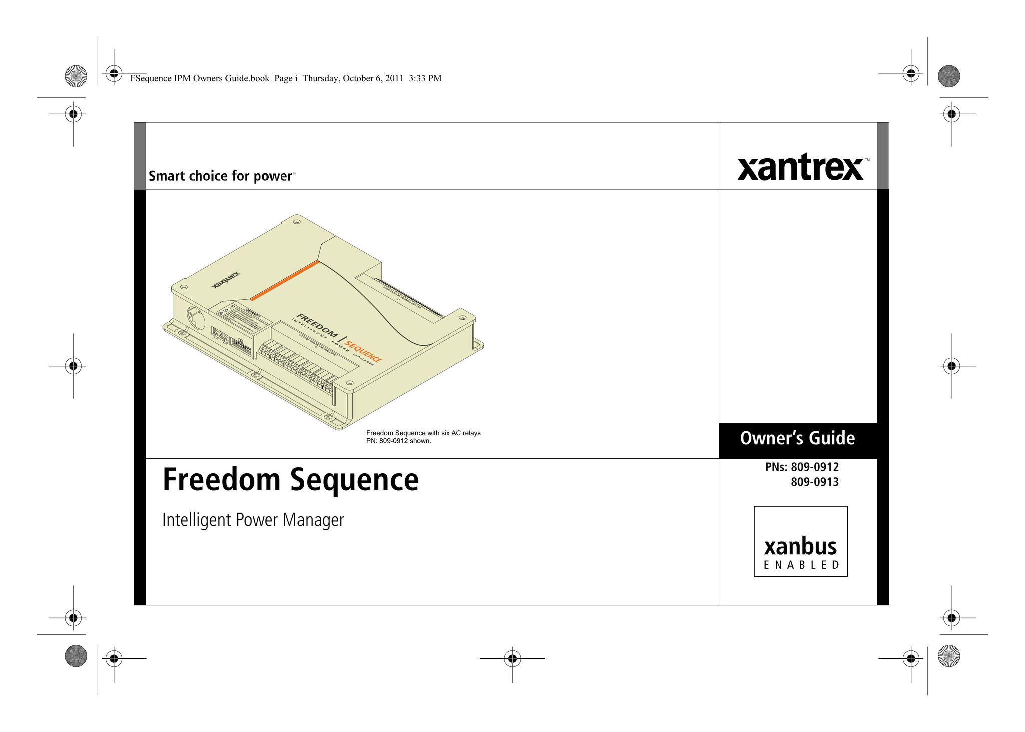 Xantrex Technology 809-0912 Wireless Office Headset User Manual