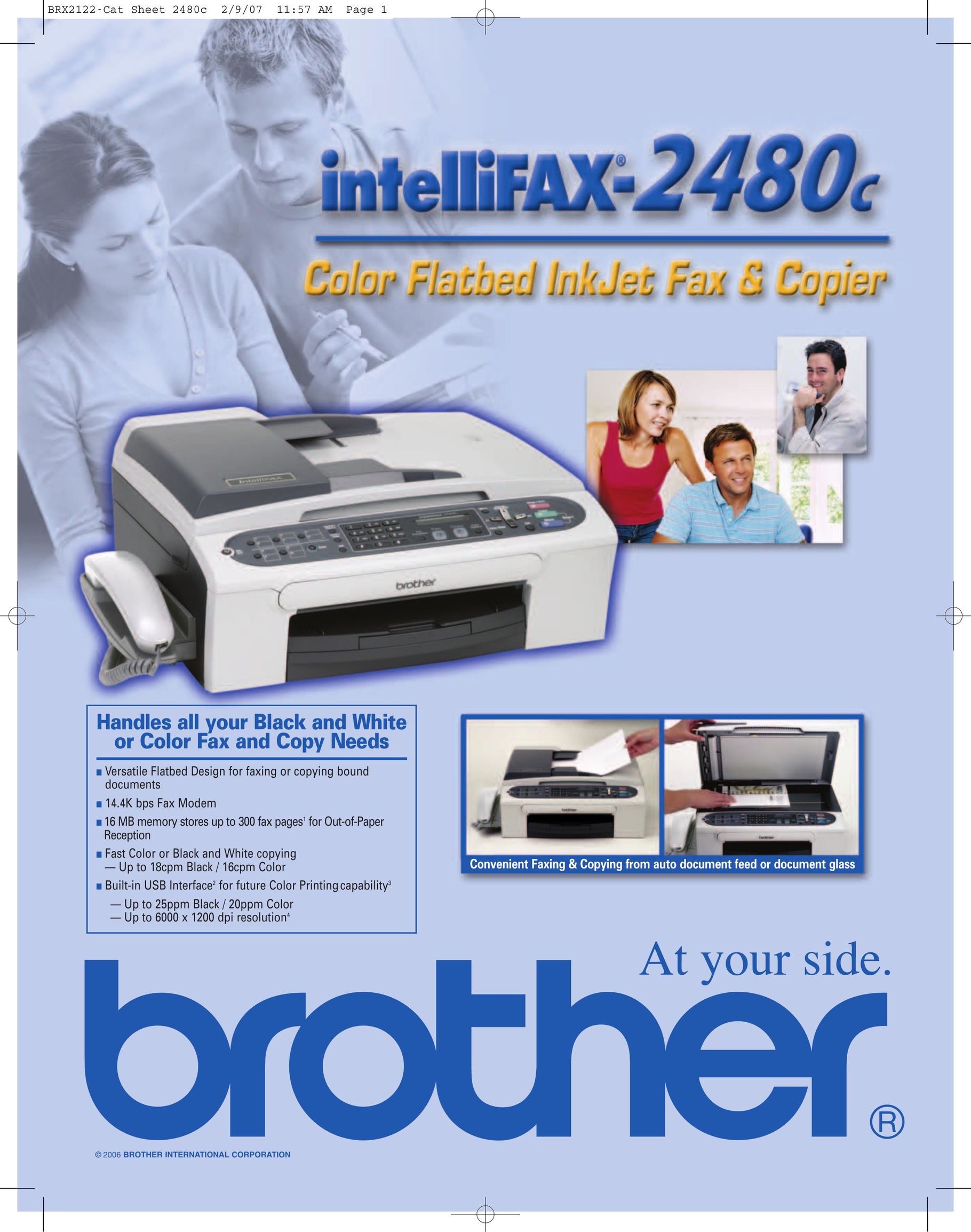 Brother 2480C All in One Printer User Manual