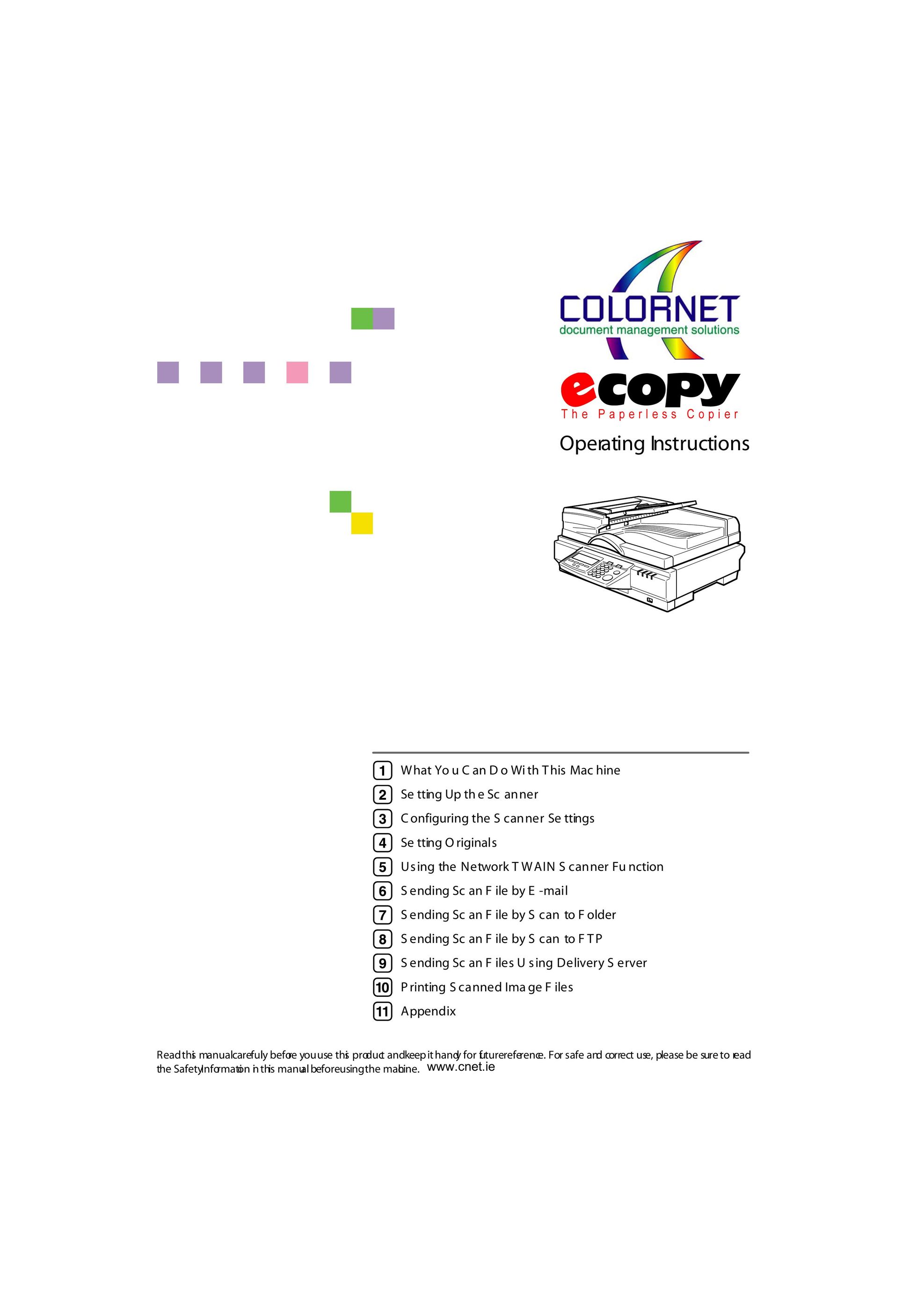 CNET Printer/Fax/Scanner/Copier All in One Printer User Manual