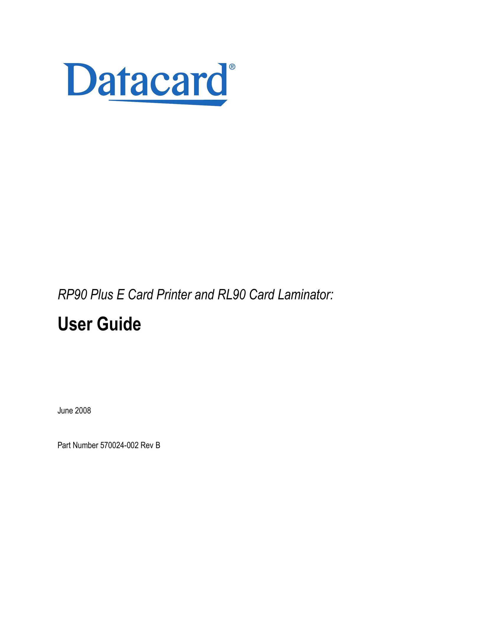 Datacard Group RL90 All in One Printer User Manual