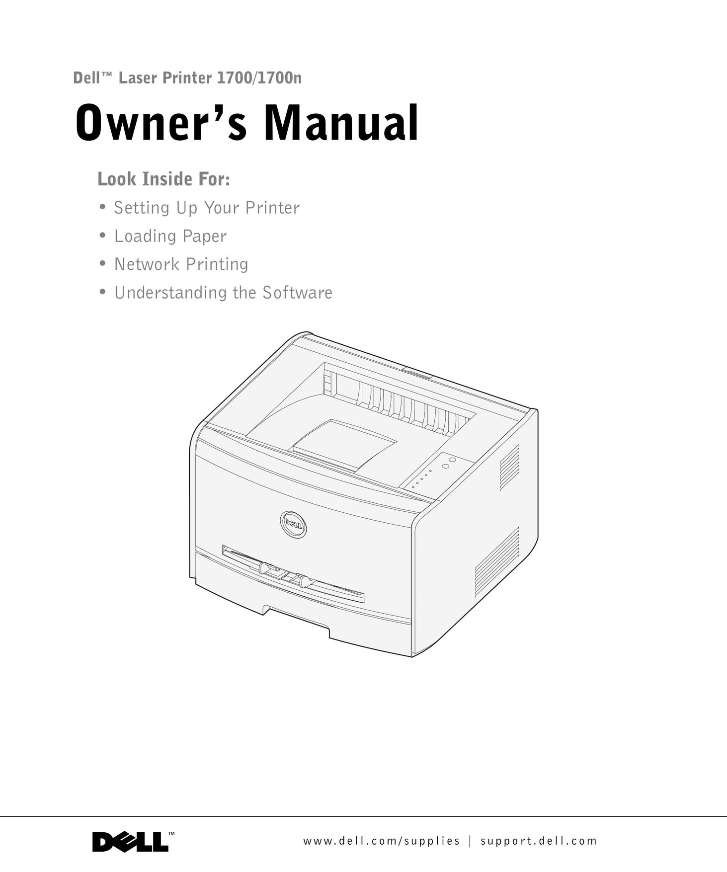 Dell 1700N All in One Printer User Manual