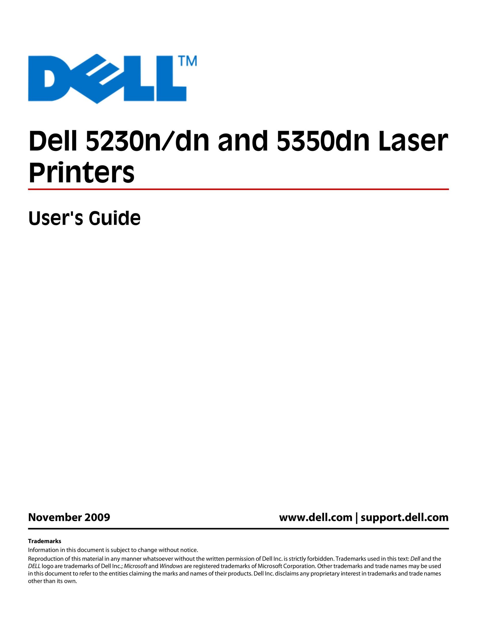 Dell 5230N/DN All in One Printer User Manual