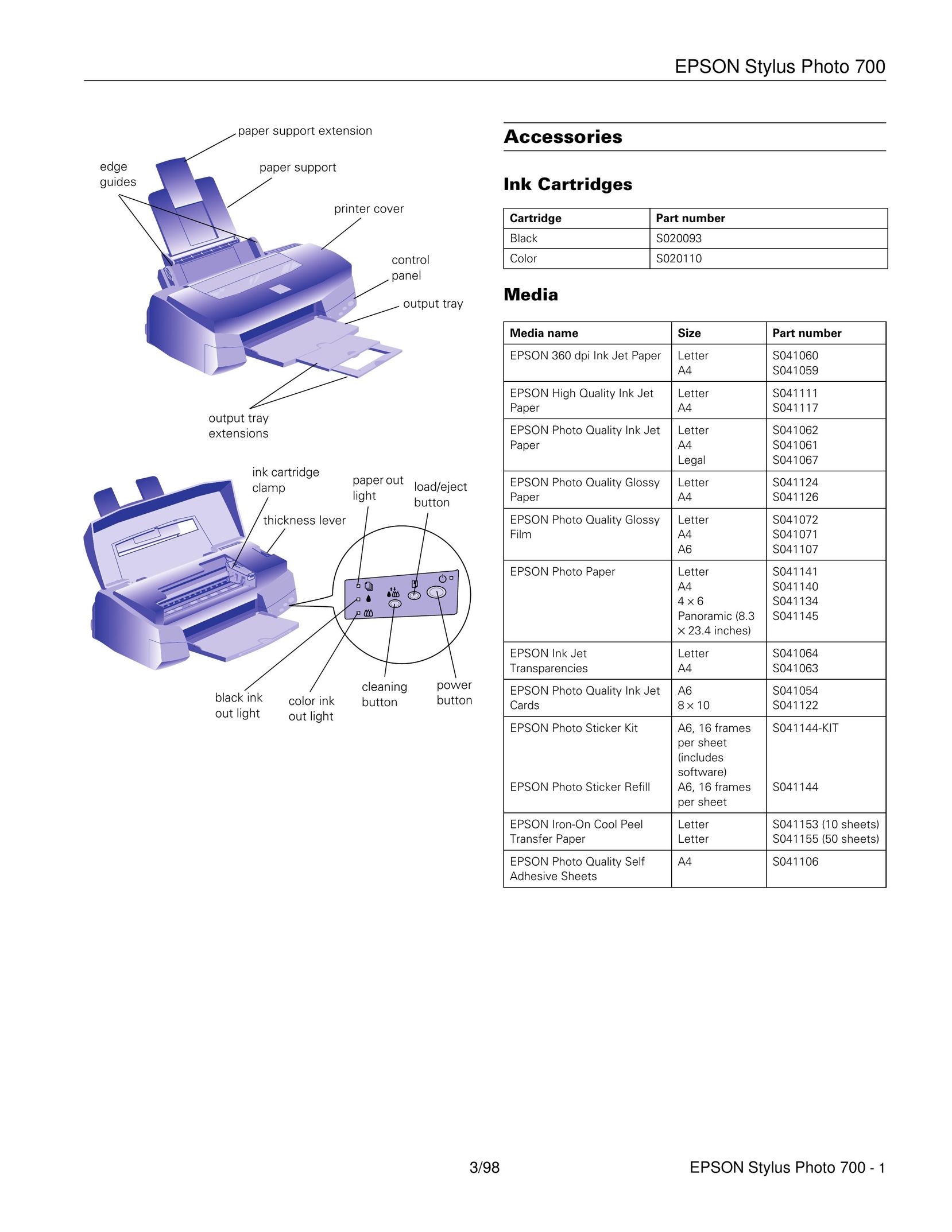 Epson 700 All in One Printer User Manual