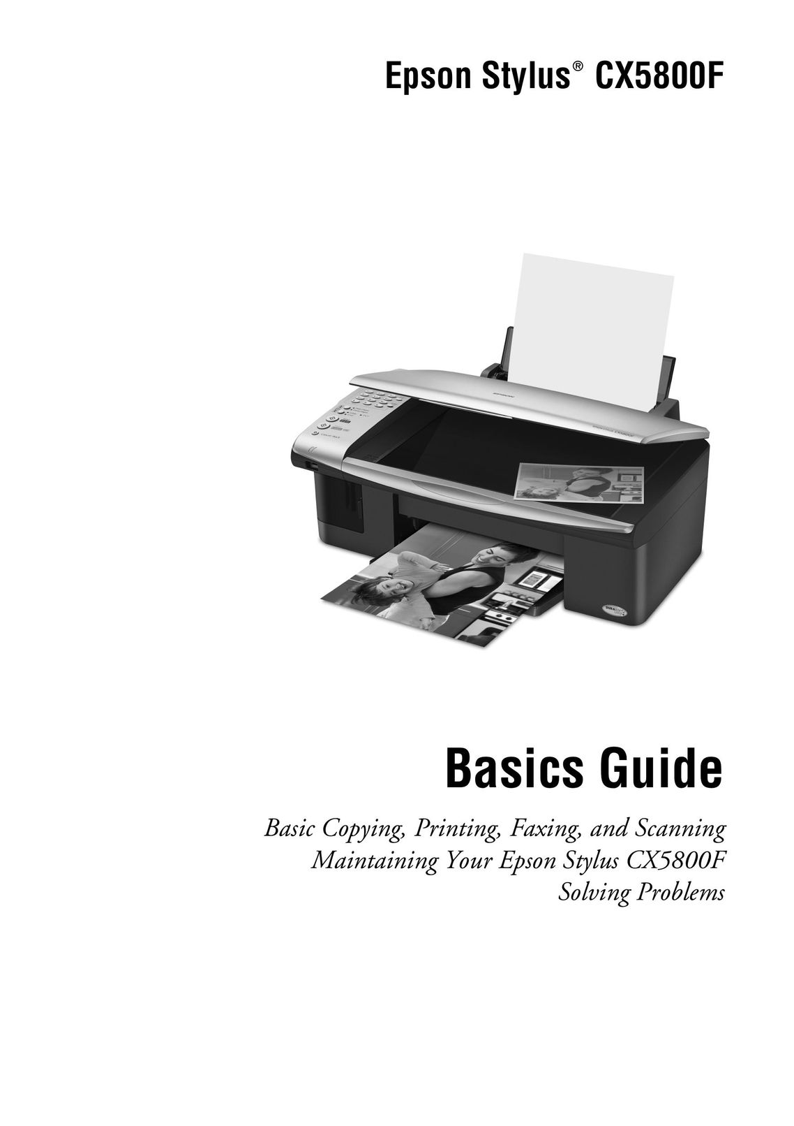 Garmin CX5800F All in One Printer User Manual
