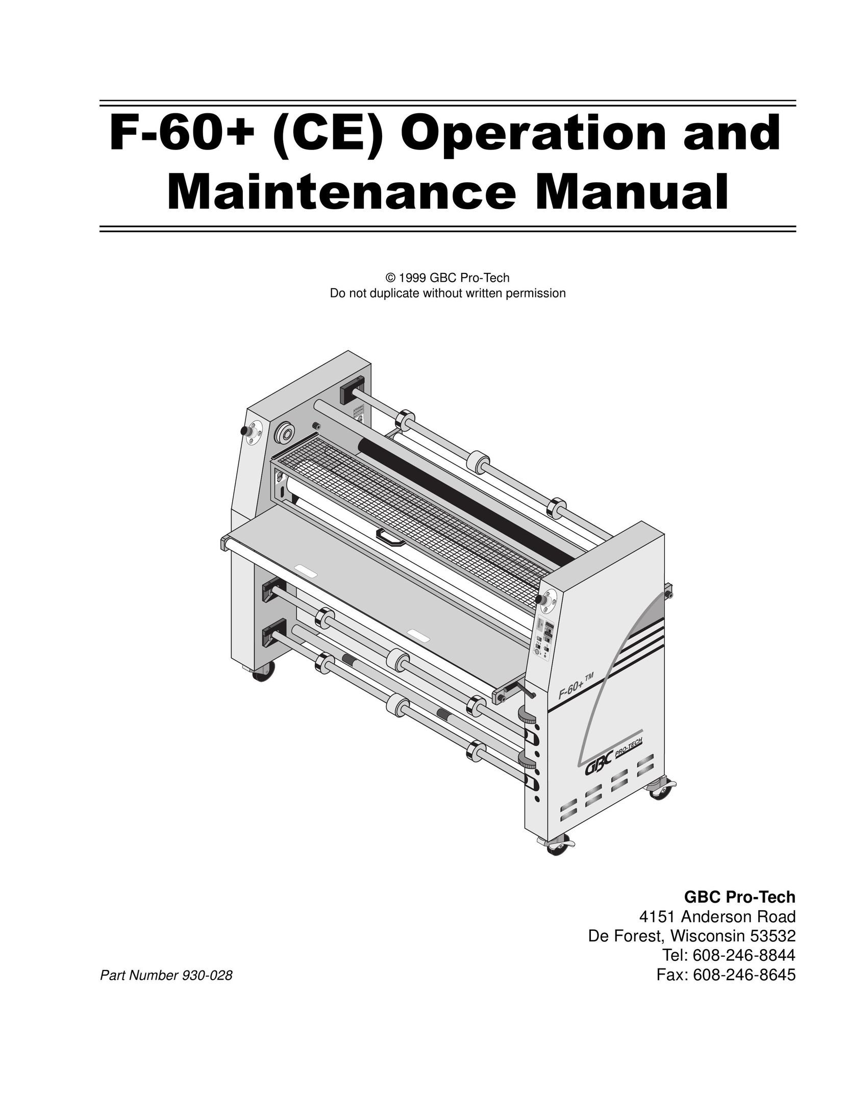 GBC 930-028 All in One Printer User Manual
