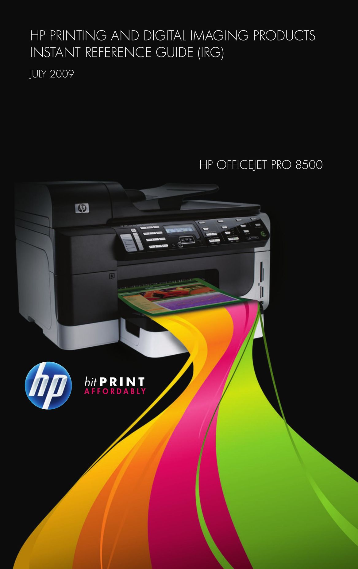 H-P Products PRO 8500 All in One Printer User Manual