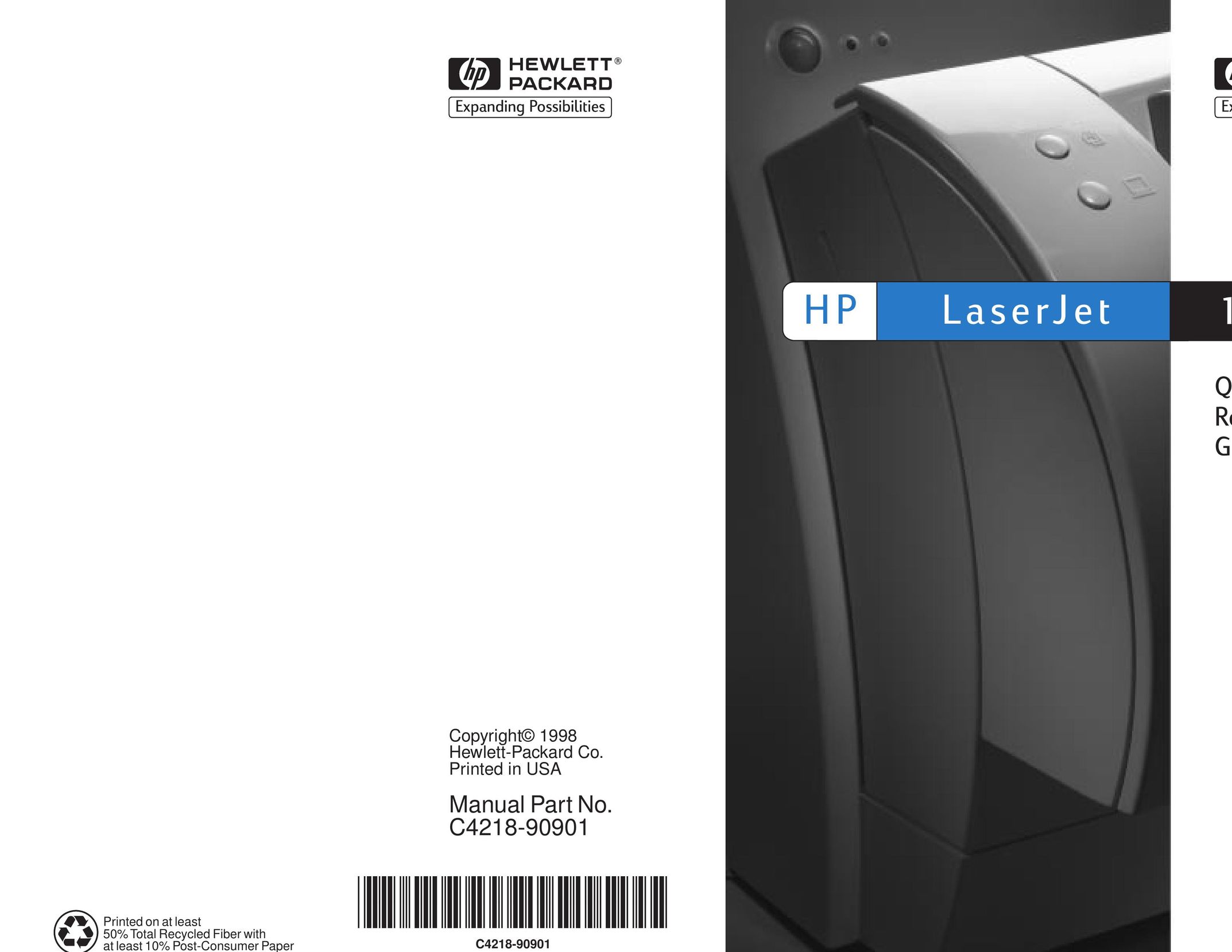 HP (Hewlett-Packard) 1100 All in One Printer User Manual