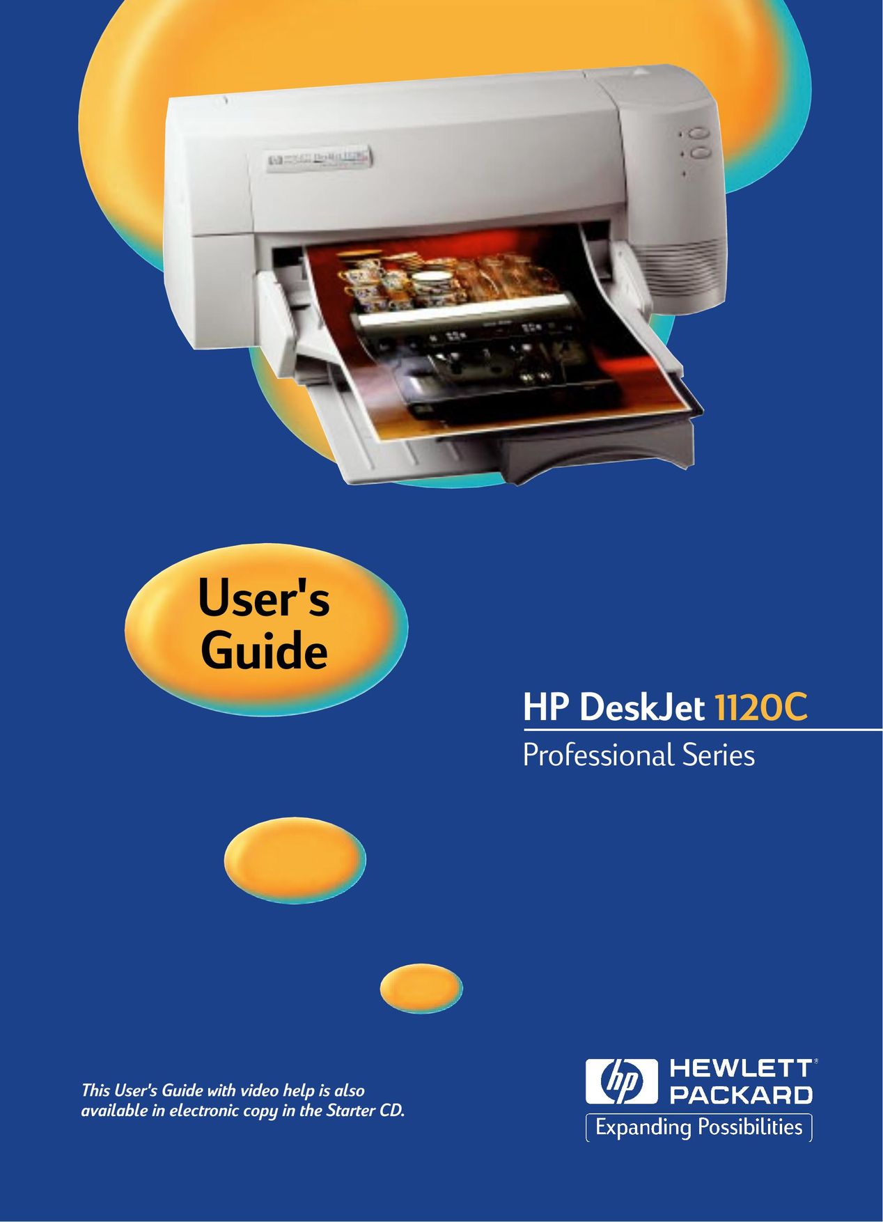 HP (Hewlett-Packard) 1120C All in One Printer User Manual