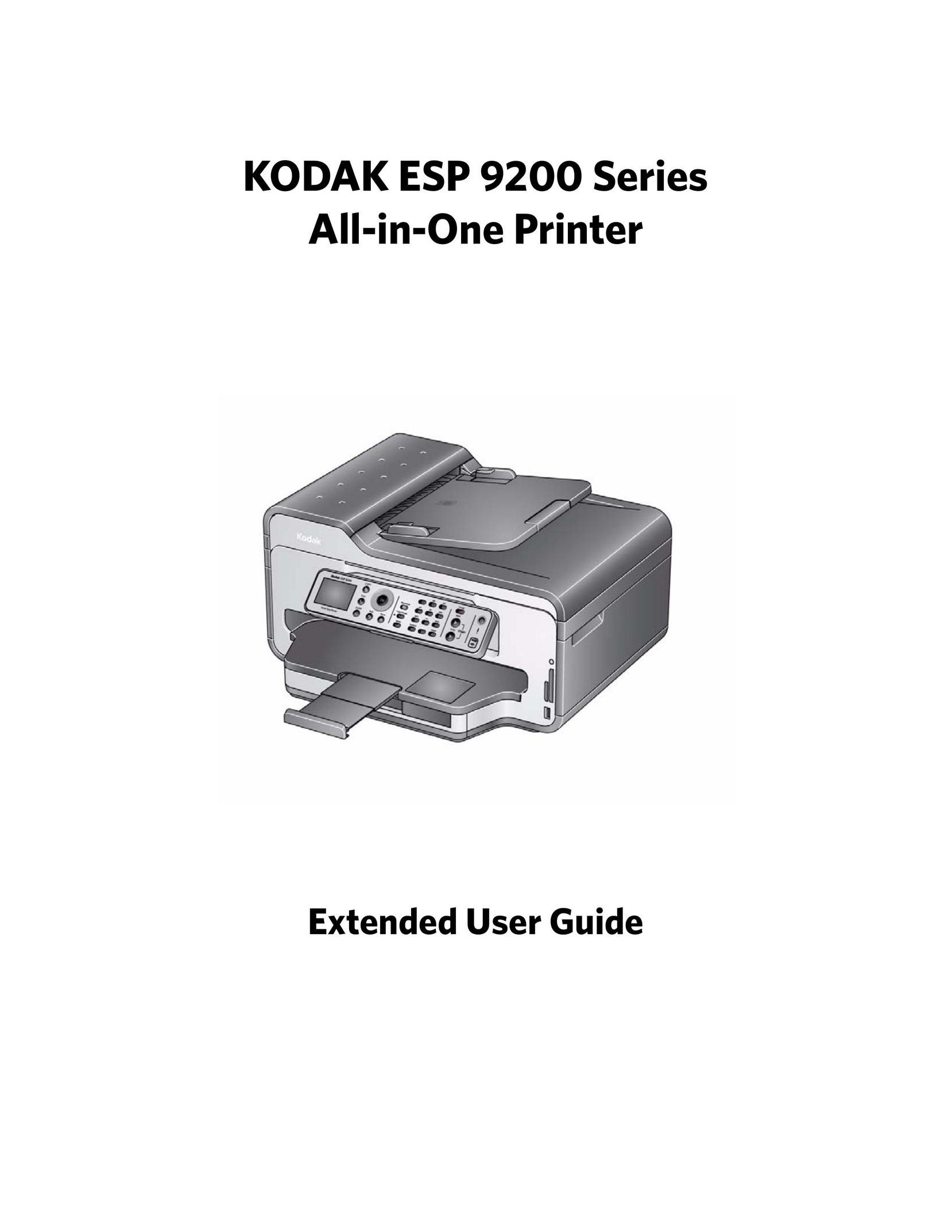 Kodak 9200 All in One Printer User Manual
