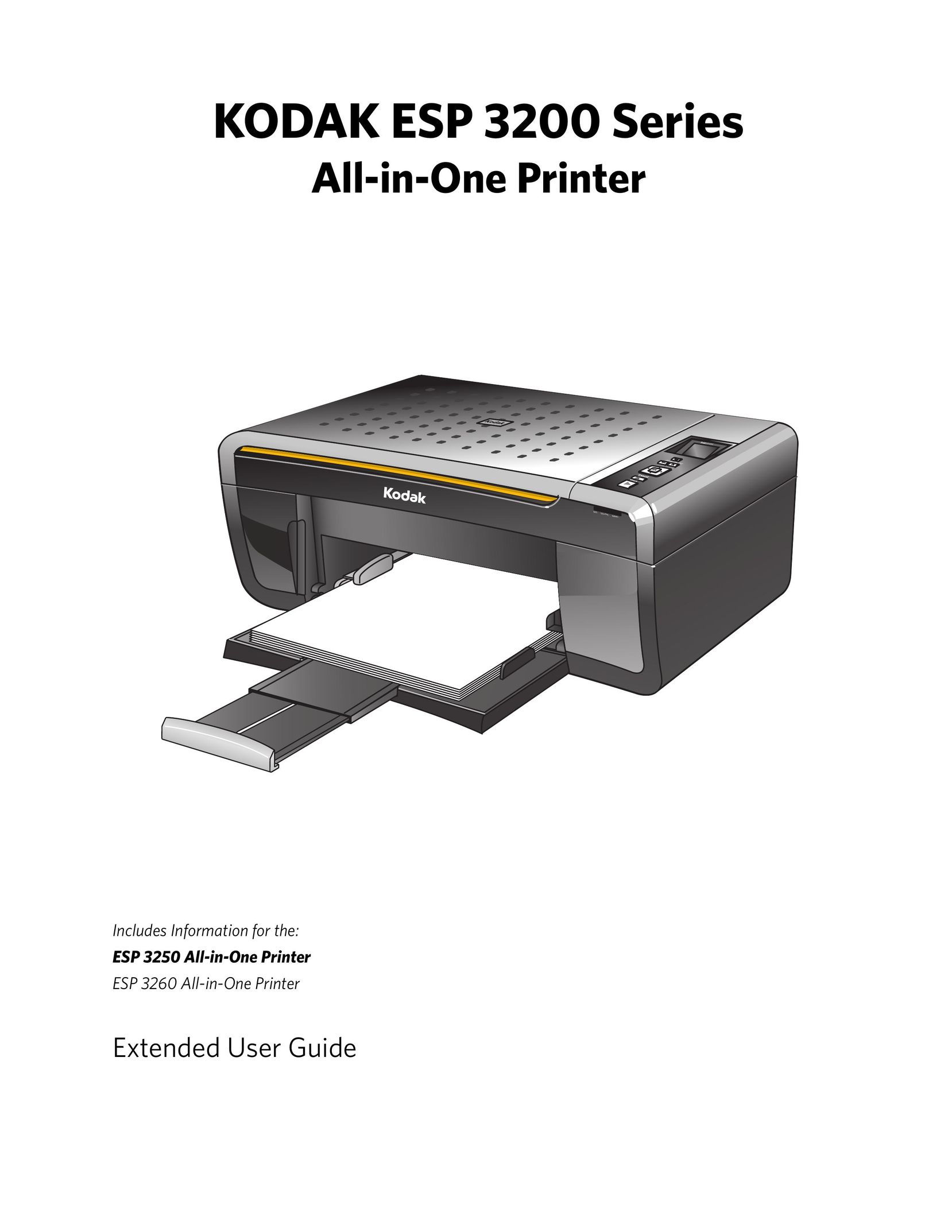 Kodak ESP 3200 Series All in One Printer User Manual