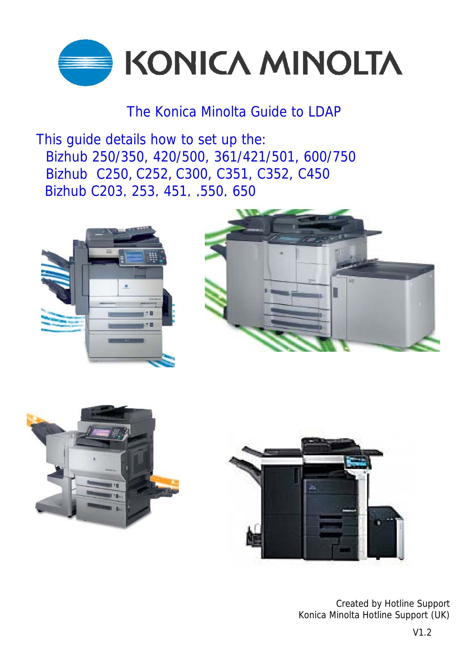 Konica Minolta 420/500 All in One Printer User Manual
