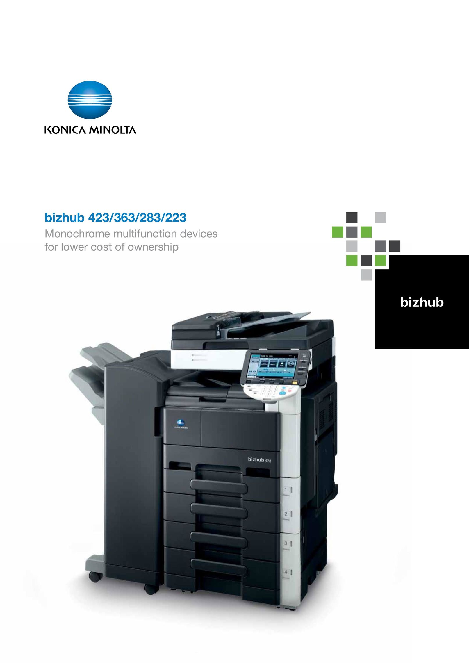 Konica Minolta 423 All in One Printer User Manual