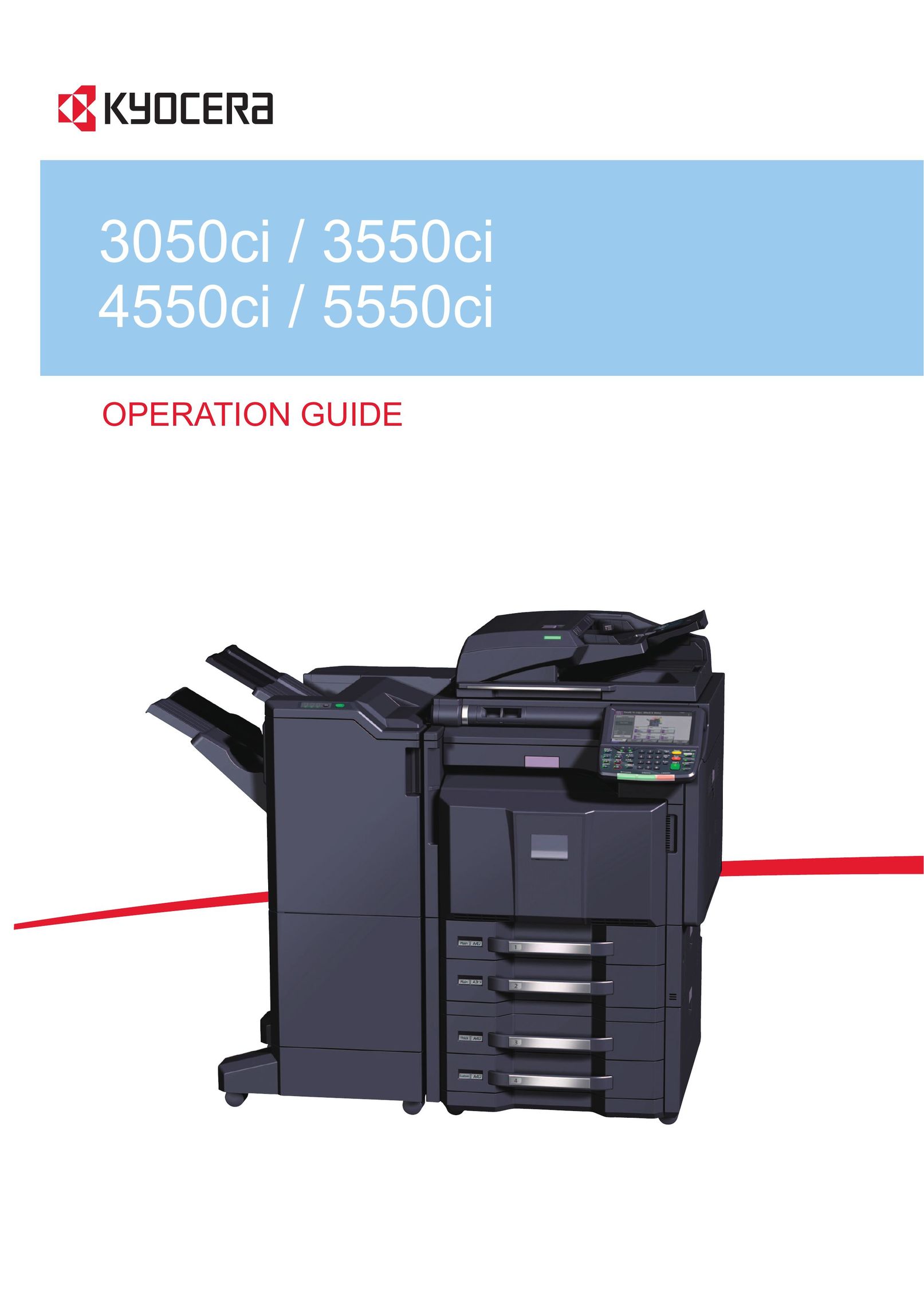 Kyocera 3550ci All in One Printer User Manual