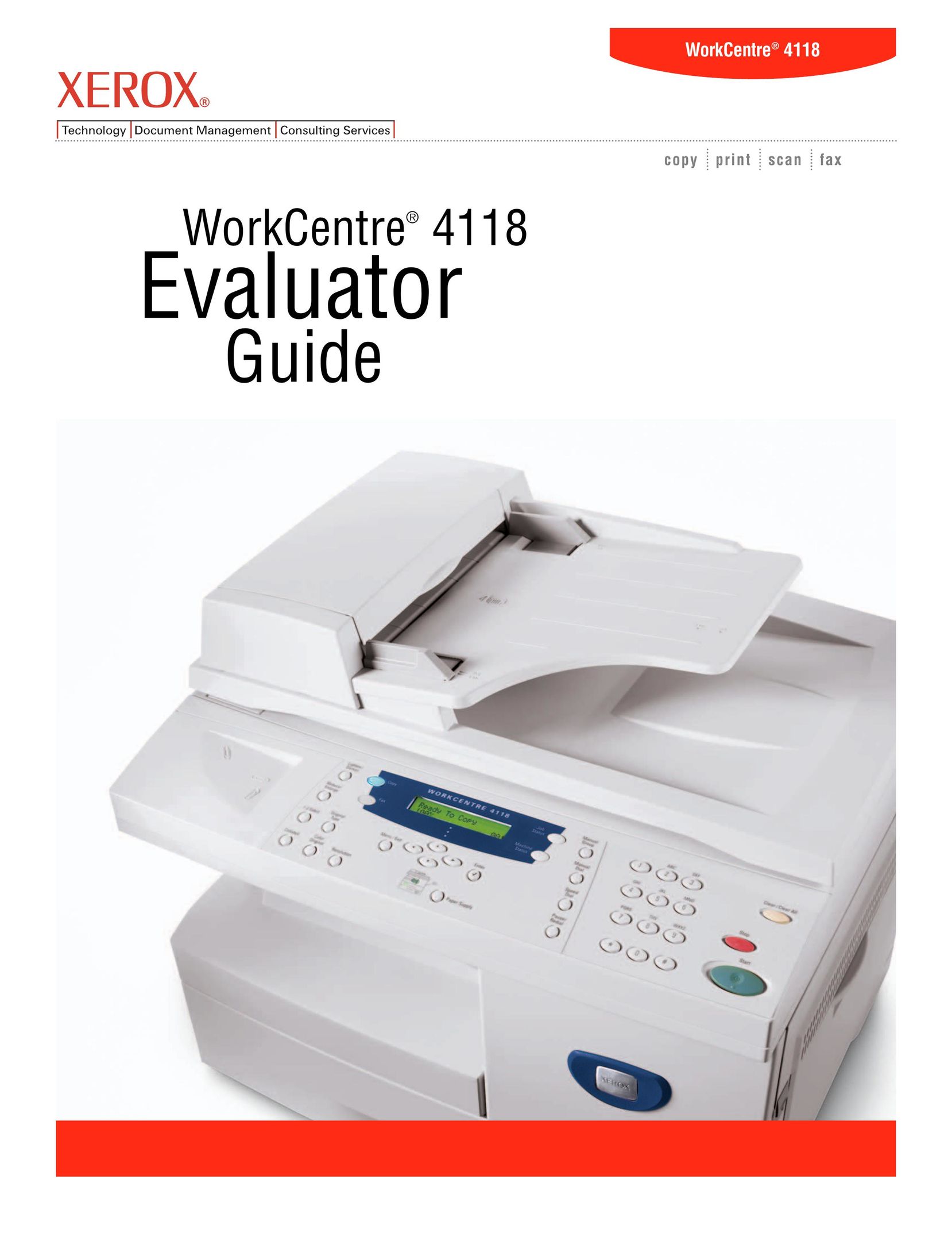 Kyocera 4118 All in One Printer User Manual