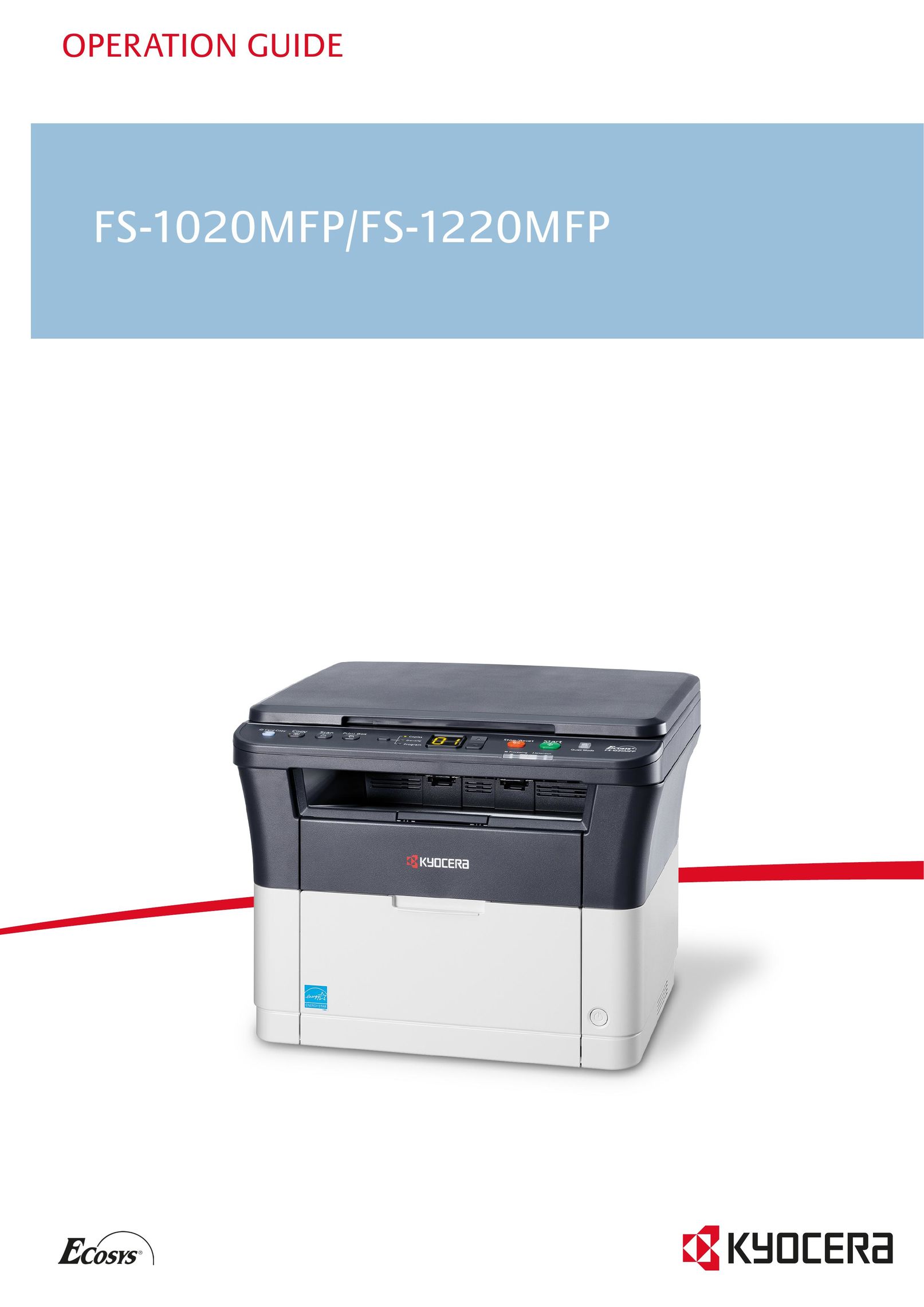 Kyocera FS-1020MFP All in One Printer User Manual