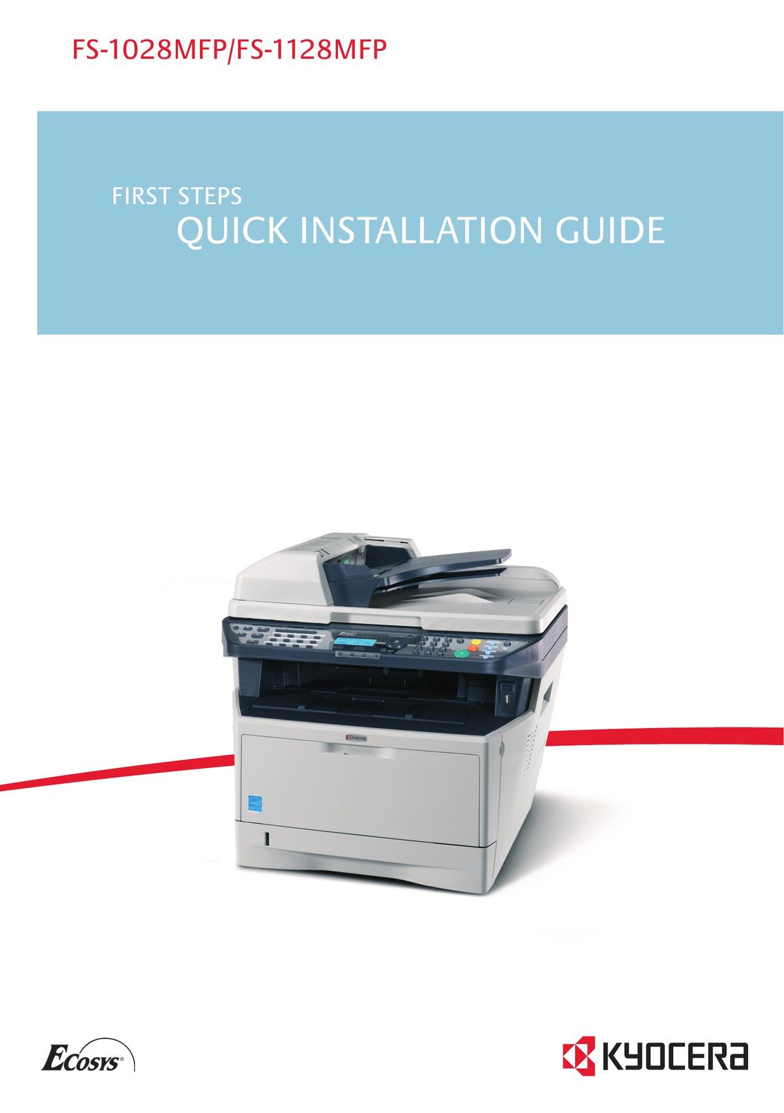 Kyocera FS-1028MFP All in One Printer User Manual