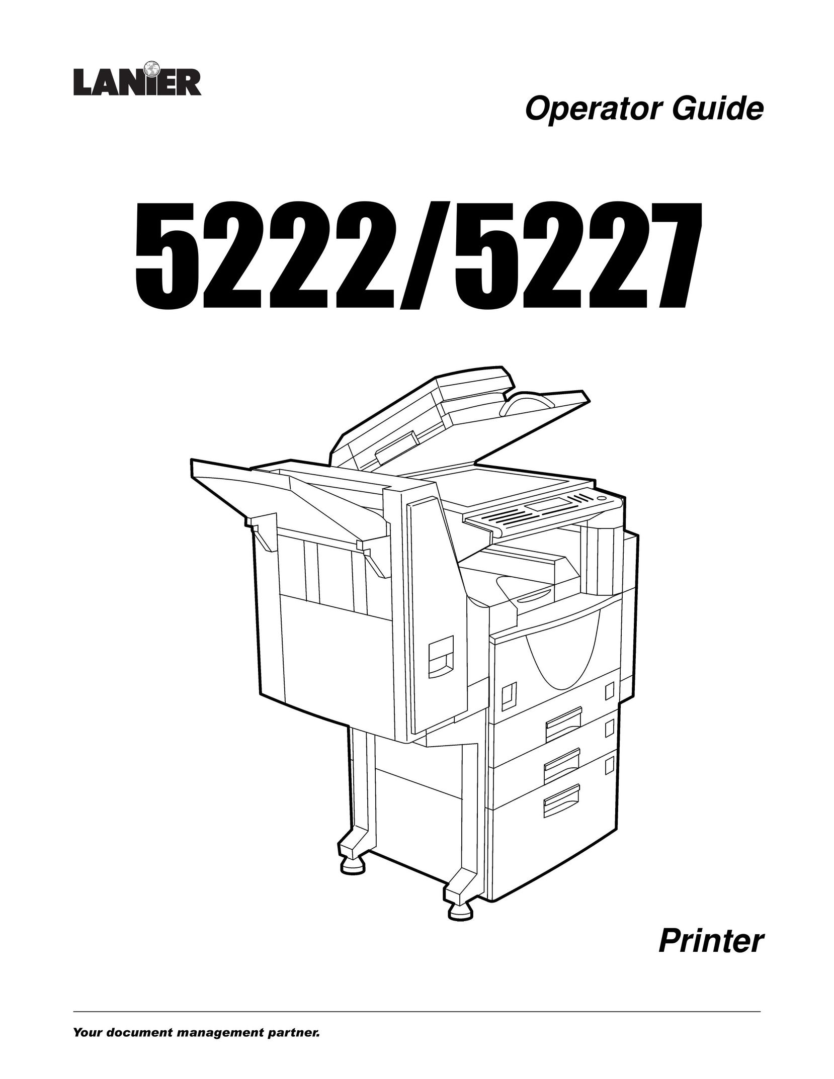 Lanier 5222 All in One Printer User Manual
