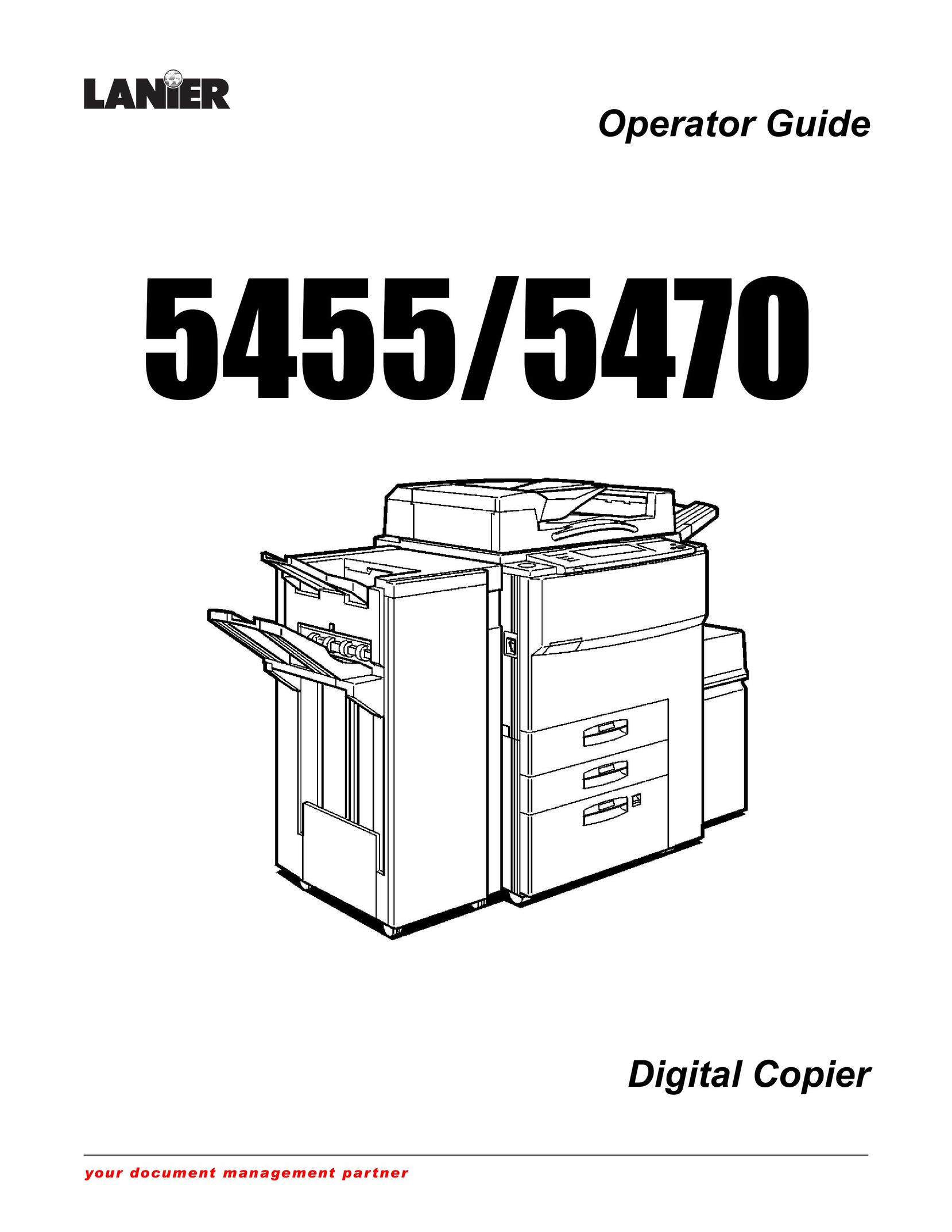 Lanier 5470 All in One Printer User Manual