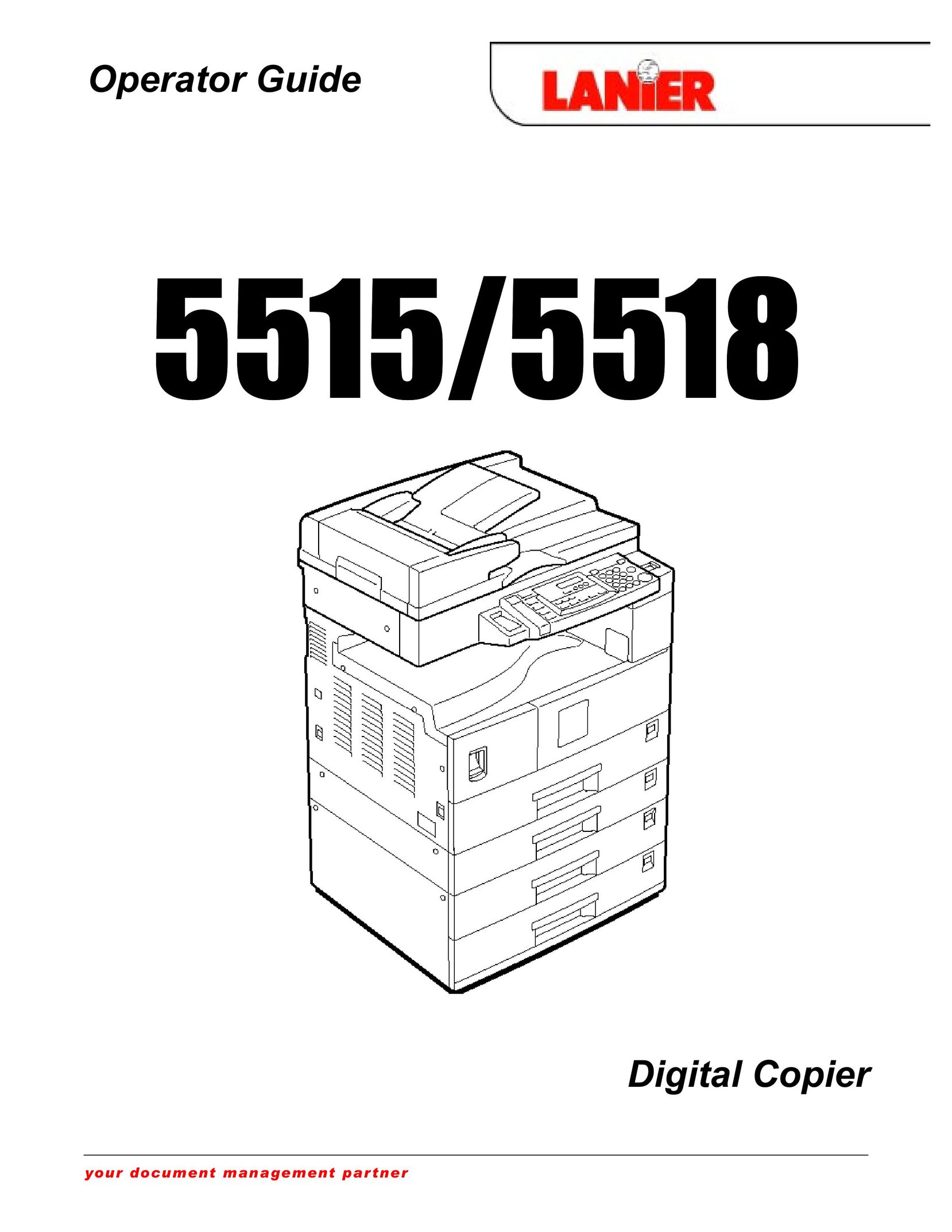 Lanier 5515 All in One Printer User Manual