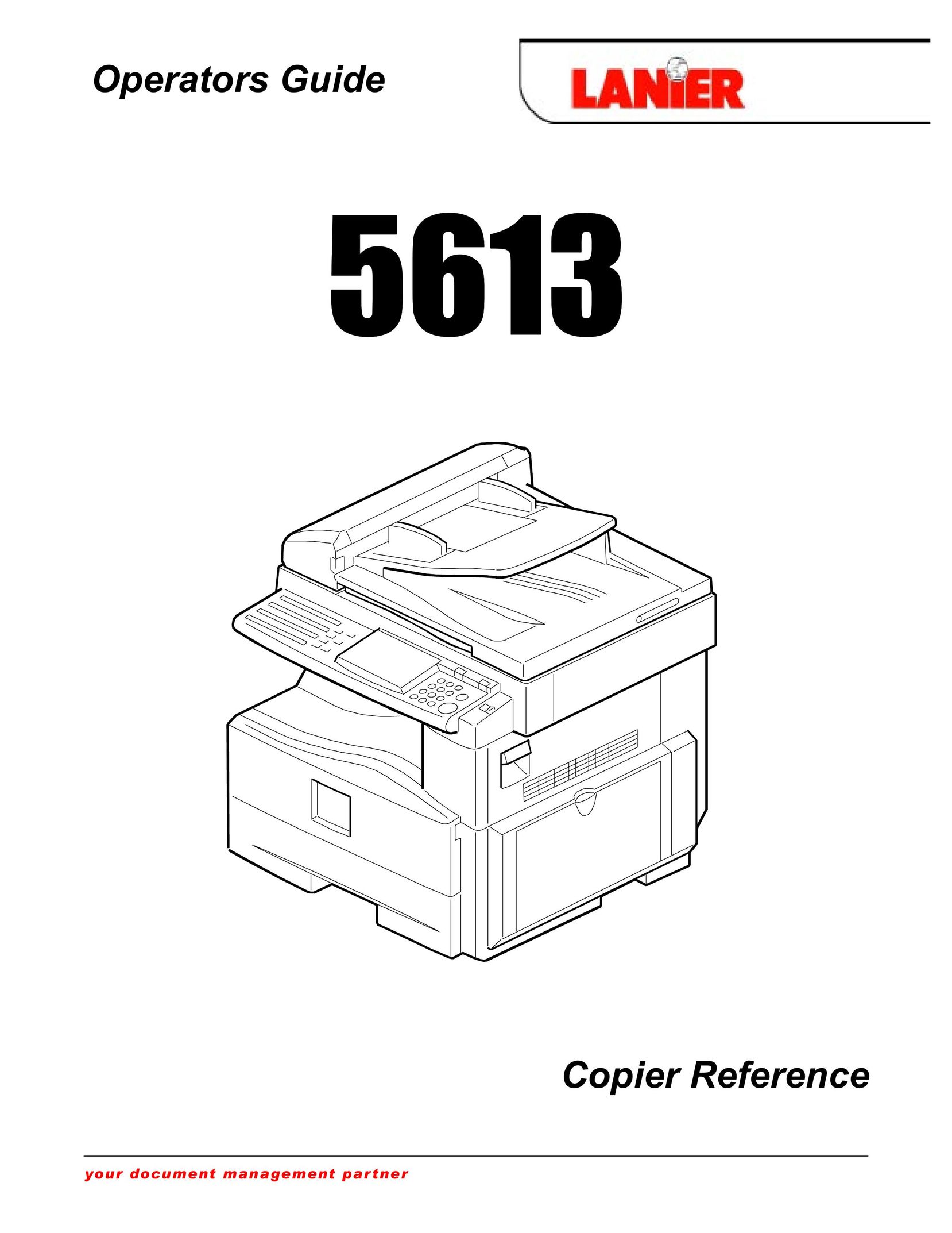 Lanier 5613 All in One Printer User Manual