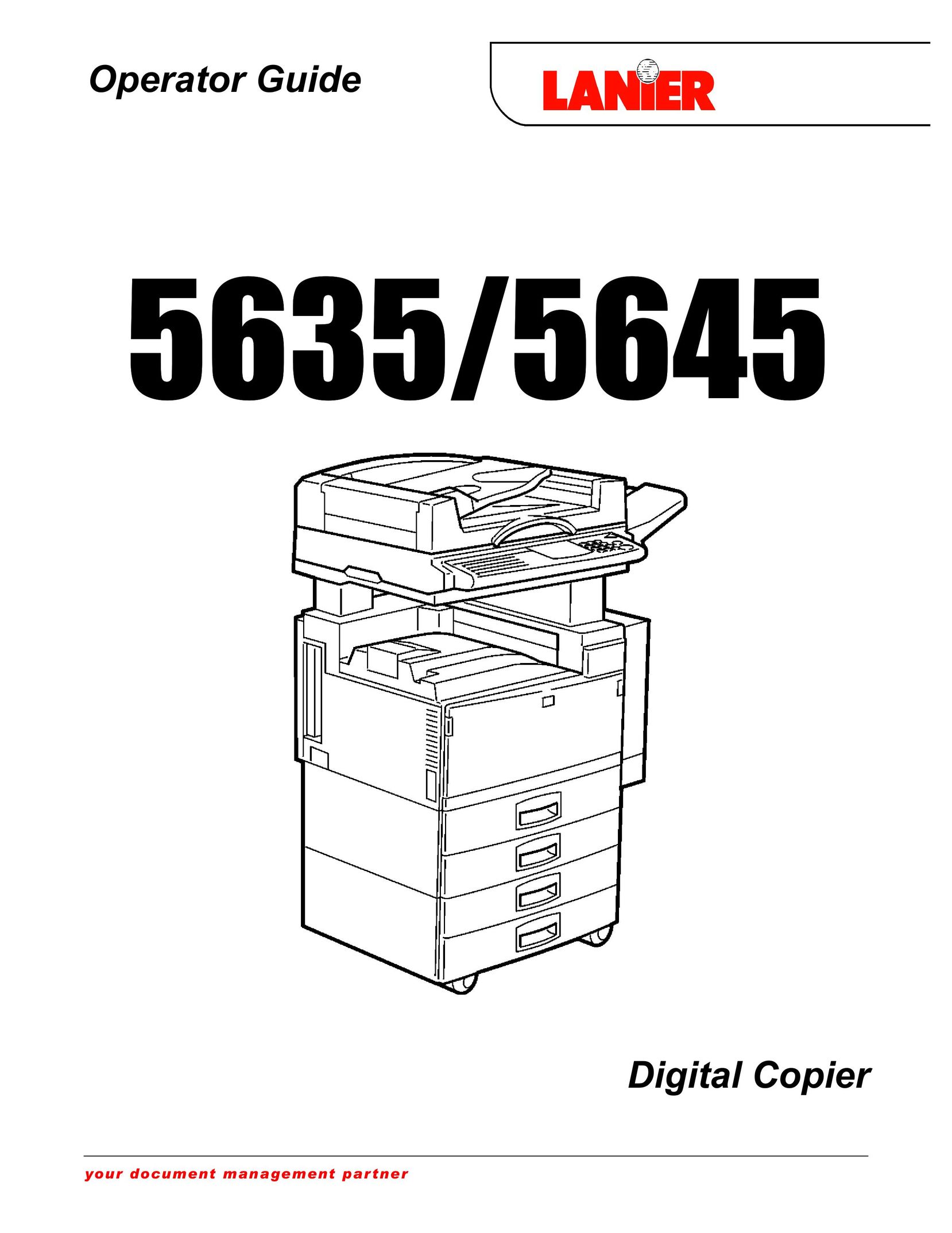 Lanier 5635 All in One Printer User Manual